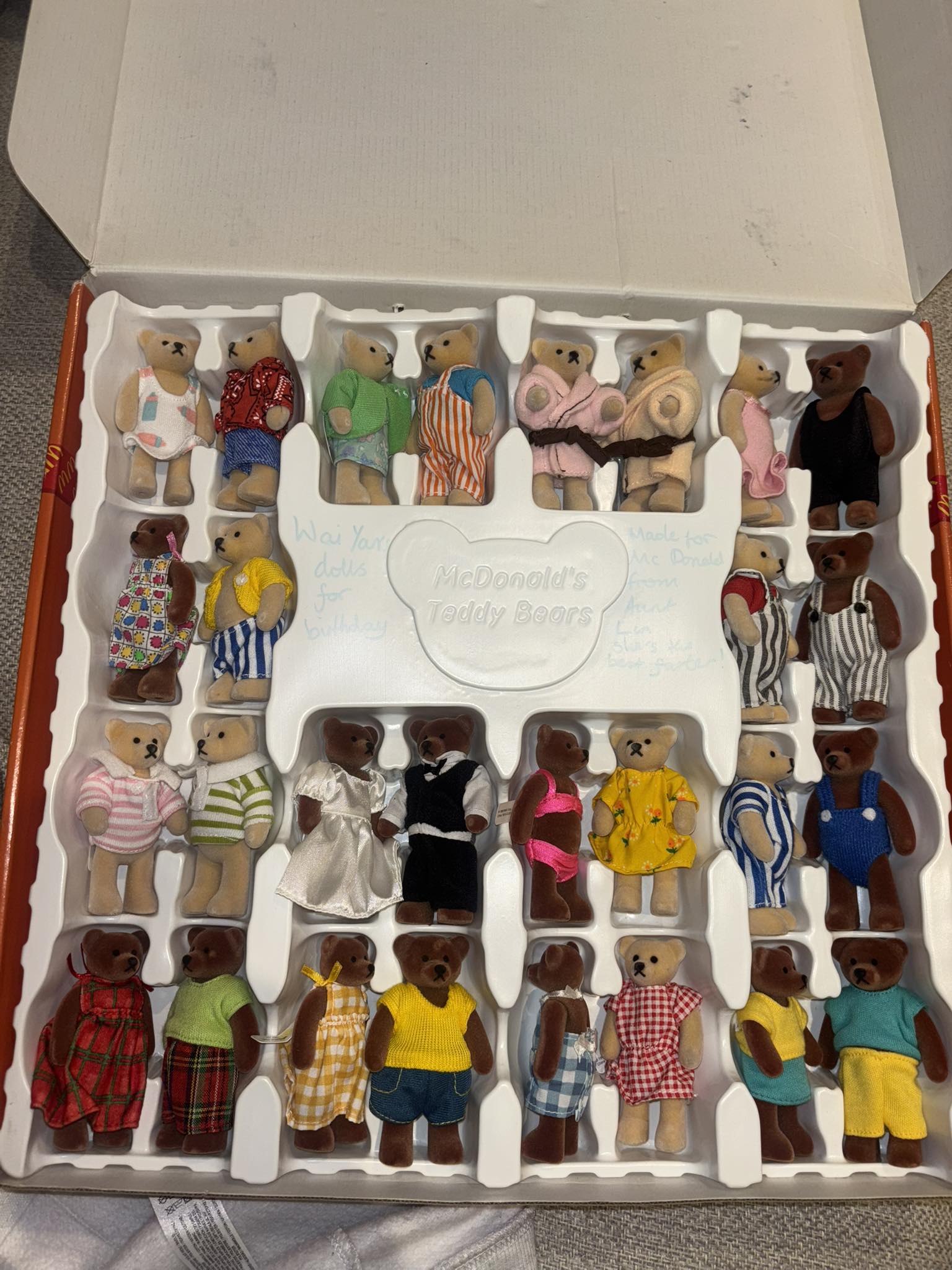 1999 McDonald's Teddy Bears collection 🫶🏼