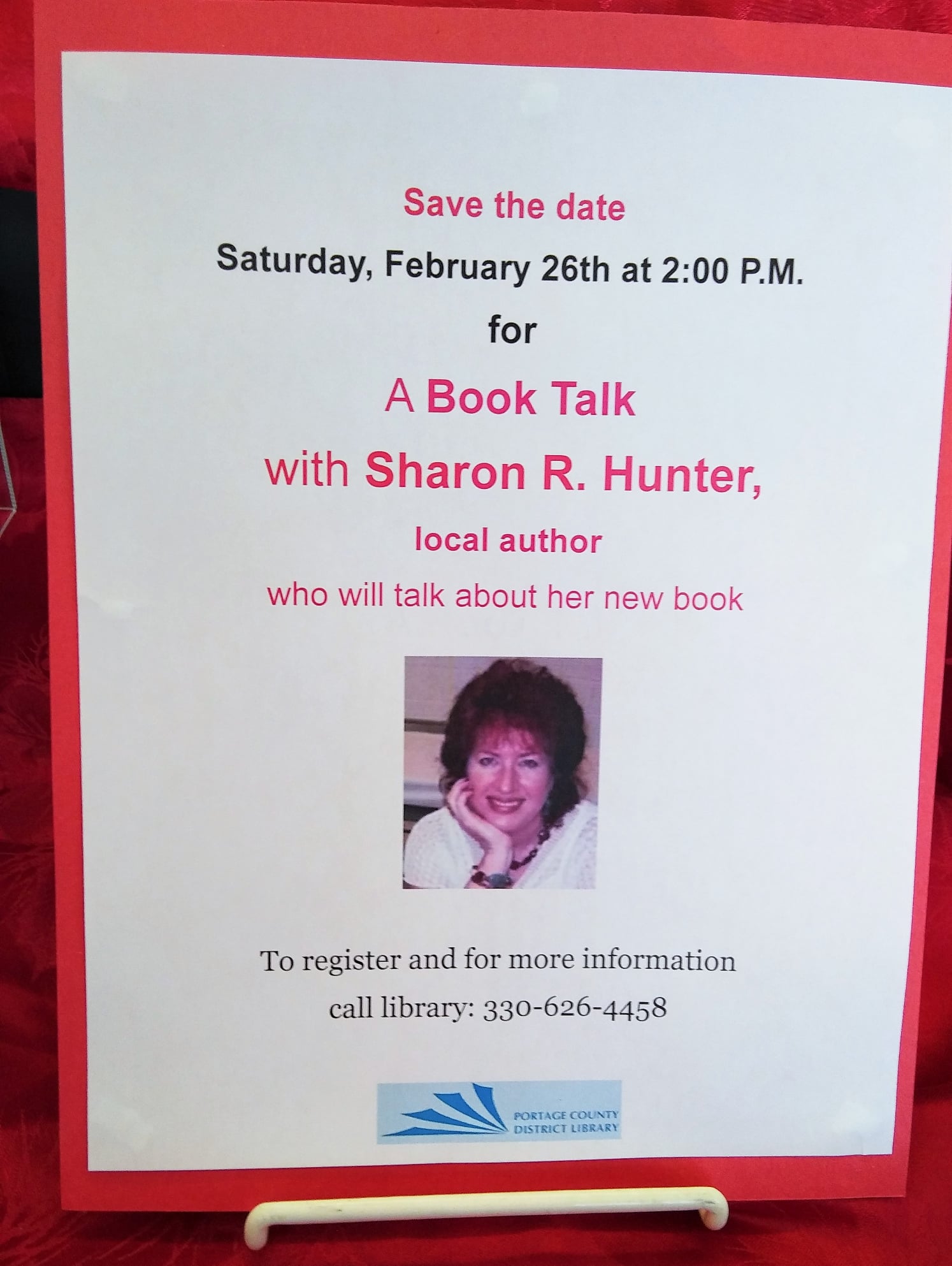 Meet local author Sharon Hunter at Streetsboro library