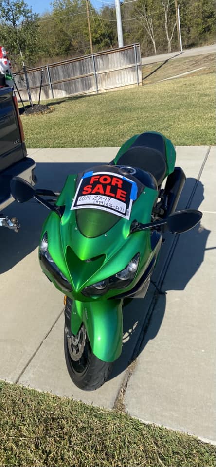 2014 Kawasaki ZX14R with ABS for sale