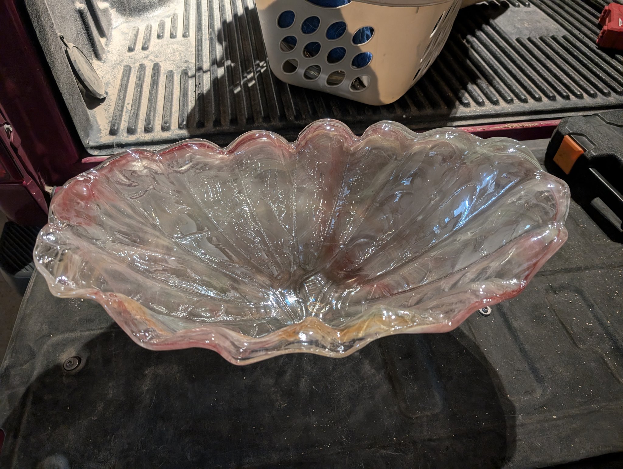 Crate & Barrel Murano Aquatic Bowl Value