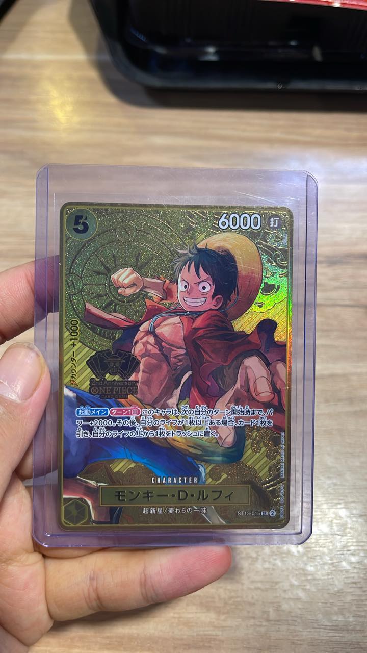 Monkey D Luffy St13-015 Promo 2nd Anniversary