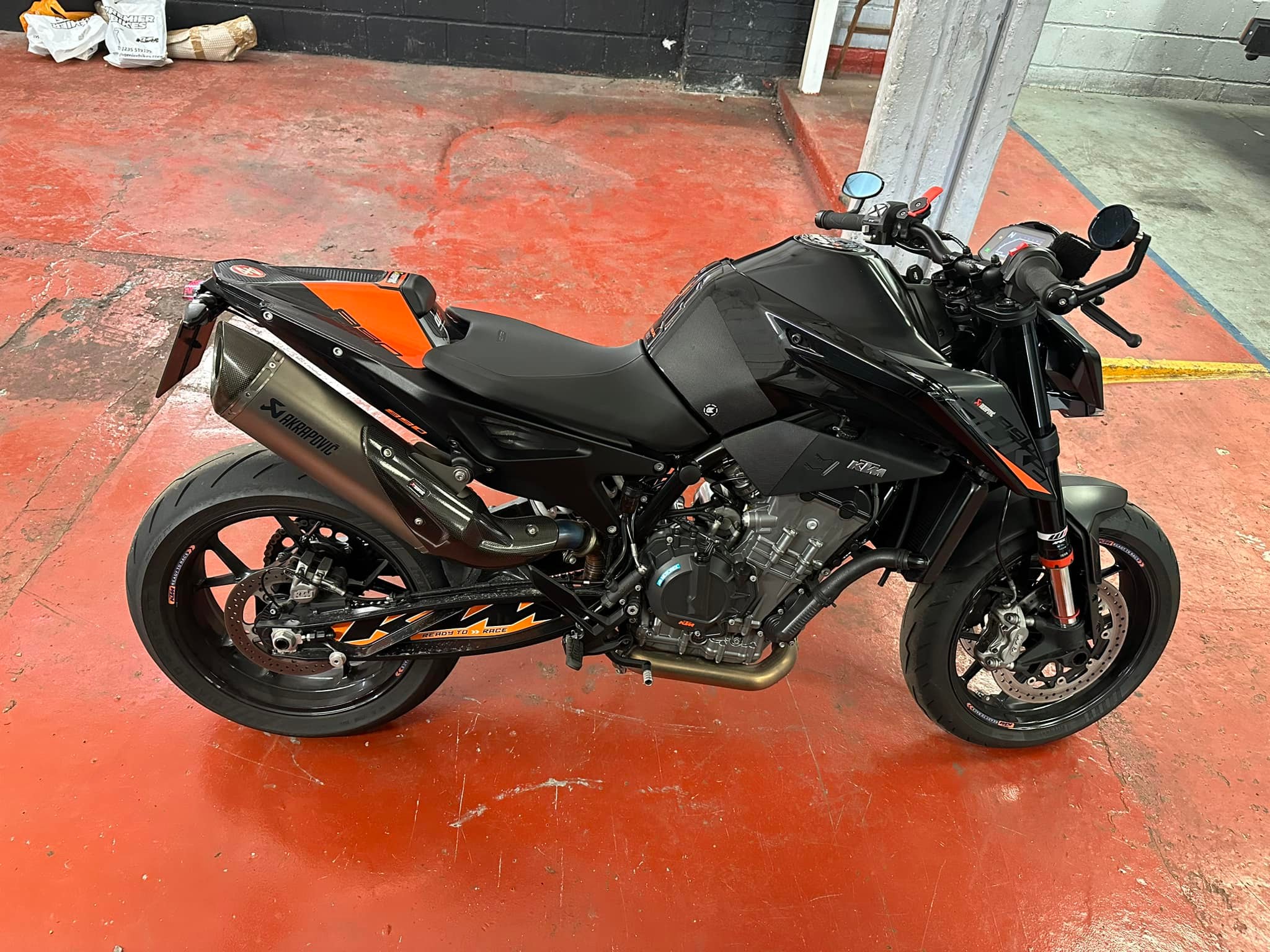 KTM 890 Duke R for sale with Akrapovic exhaust