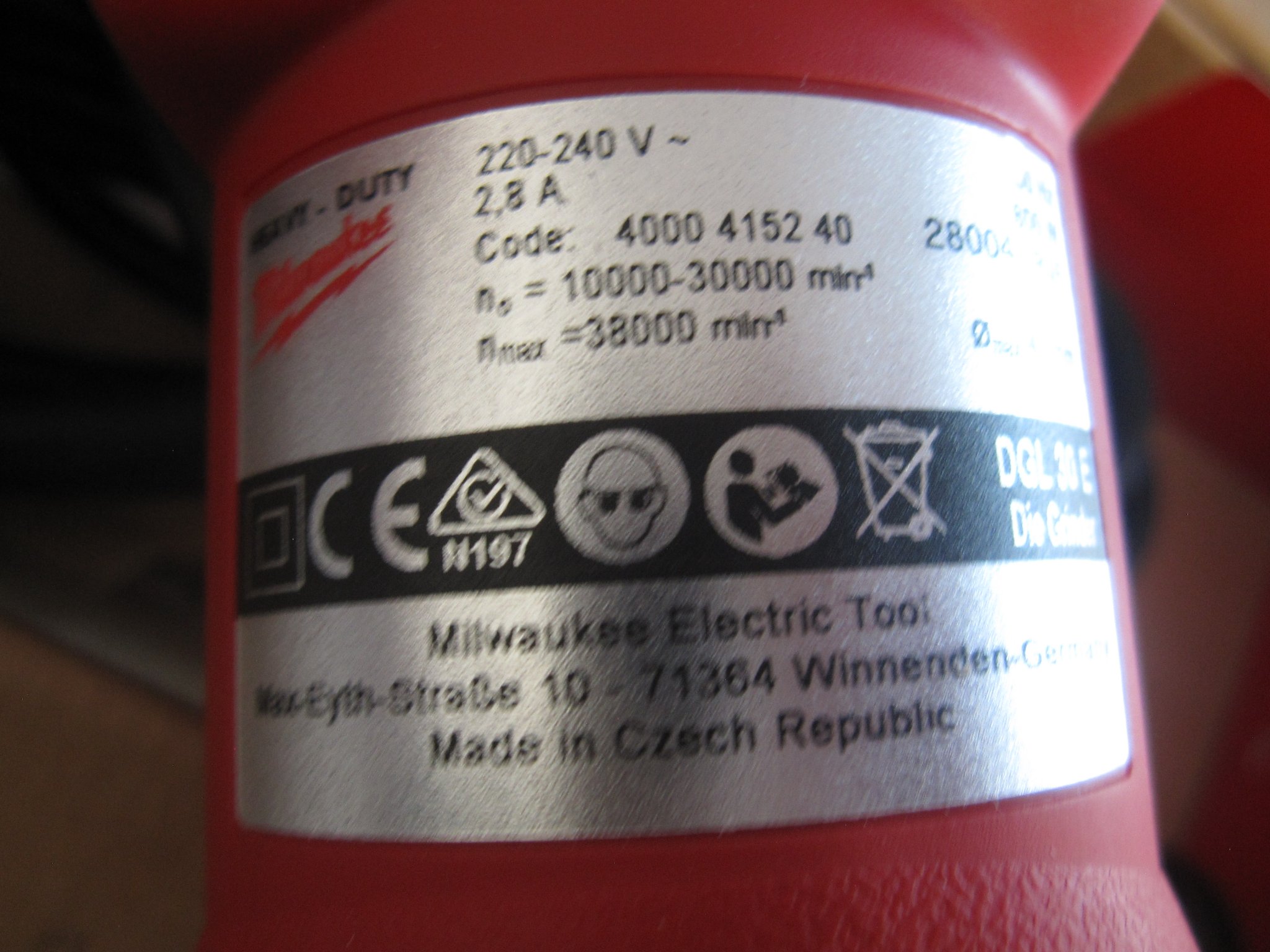 𝐃𝐢𝐞 𝐆𝐫𝐢𝐧𝐝𝐞𝐫 - 𝐋𝐆 𝐊𝐨𝐫𝐞𝐚 Collet Chuck Diameter : 6