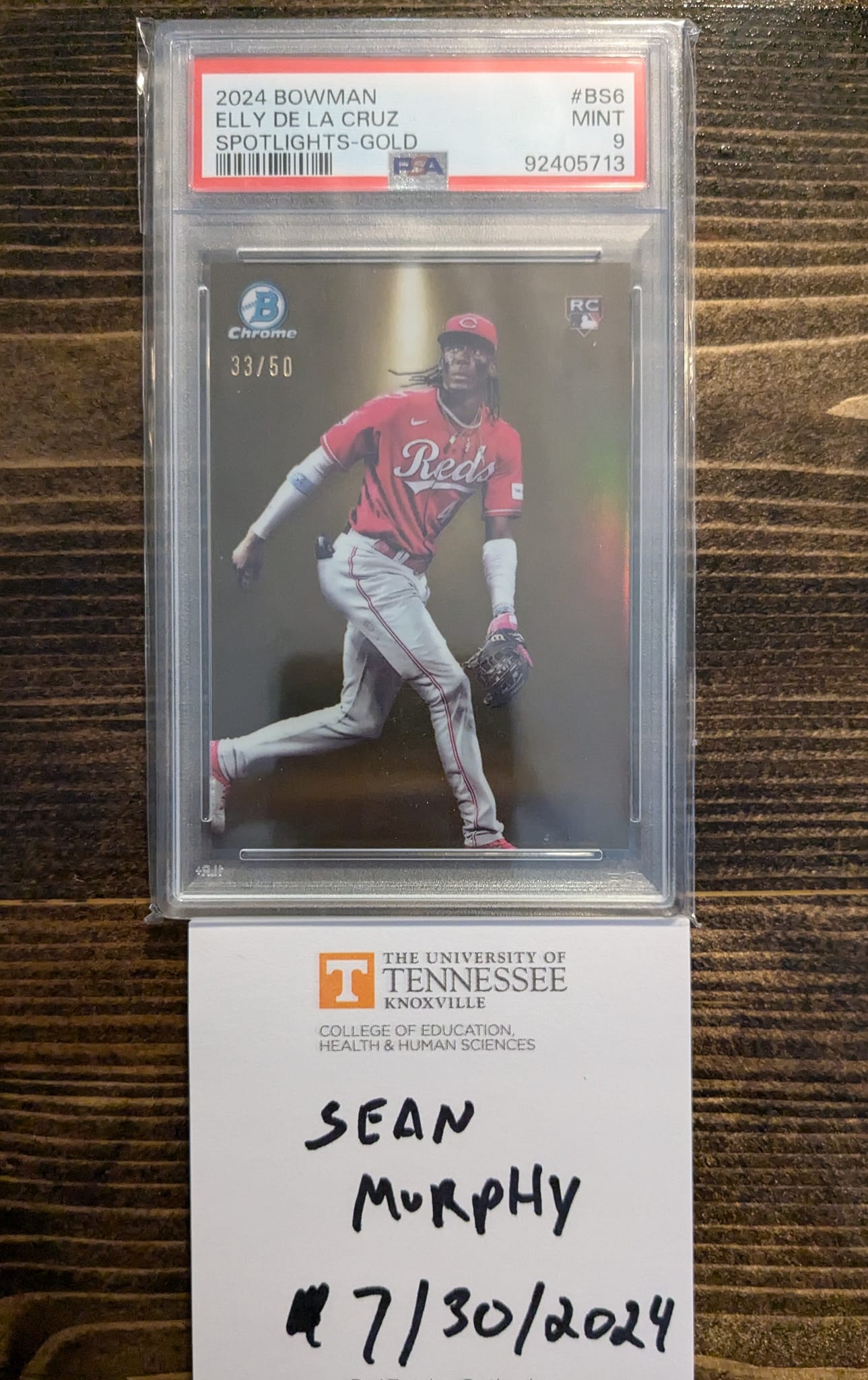 Bowman Chrome Elly De La Cruz relic auto numbered to 150