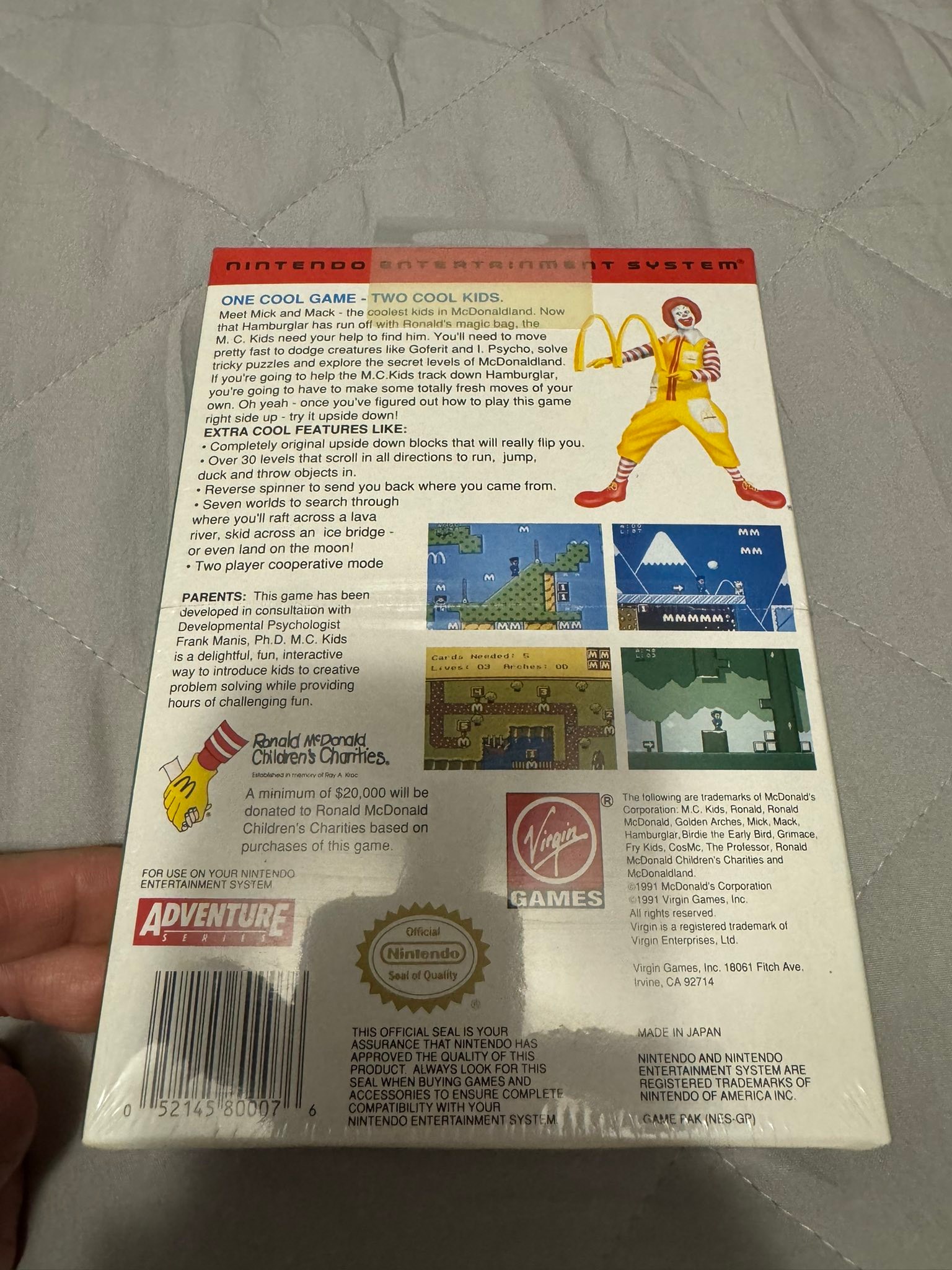 When most gamers think of McDonald's video games, most know