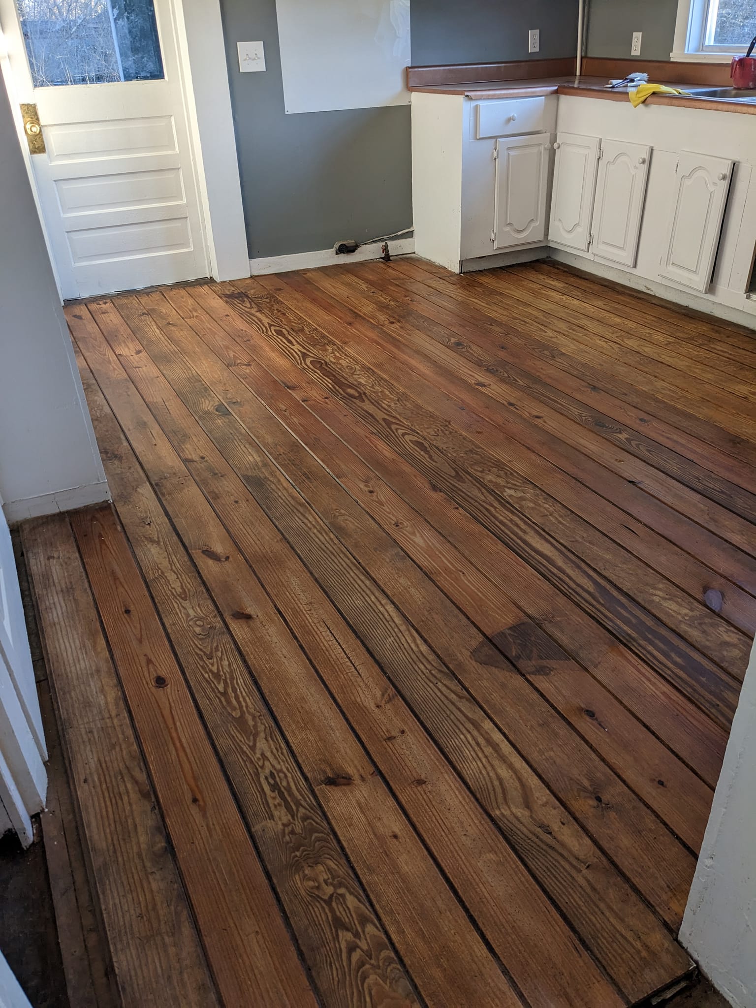 Update! I used a mop and shine and it worked wonderfully! I have a 
