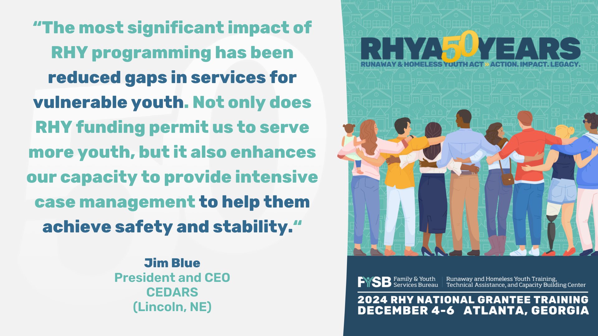“The most significant impact of RHY programming has been reduced gaps ...