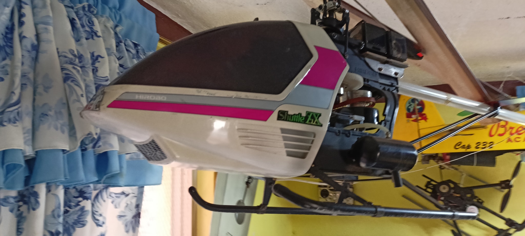 Vintage shuttle zx 30 heli mechanical gyro system