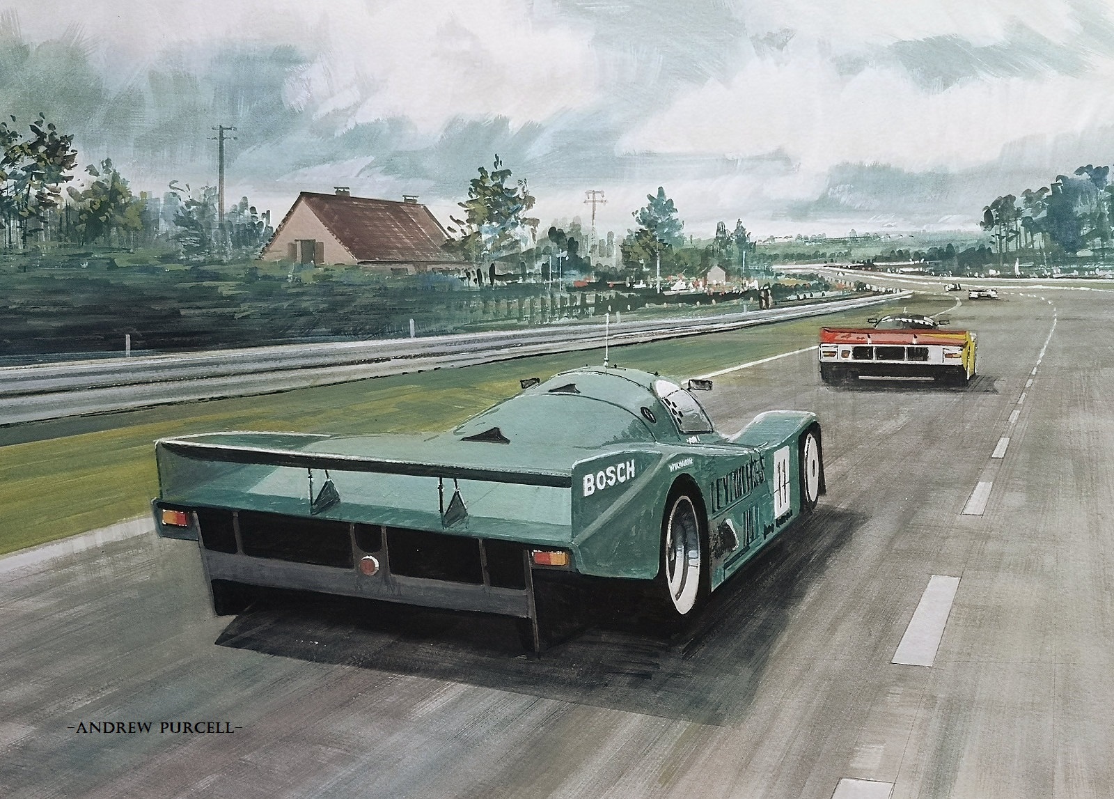 Porsche 962c at 1988 Le Mans