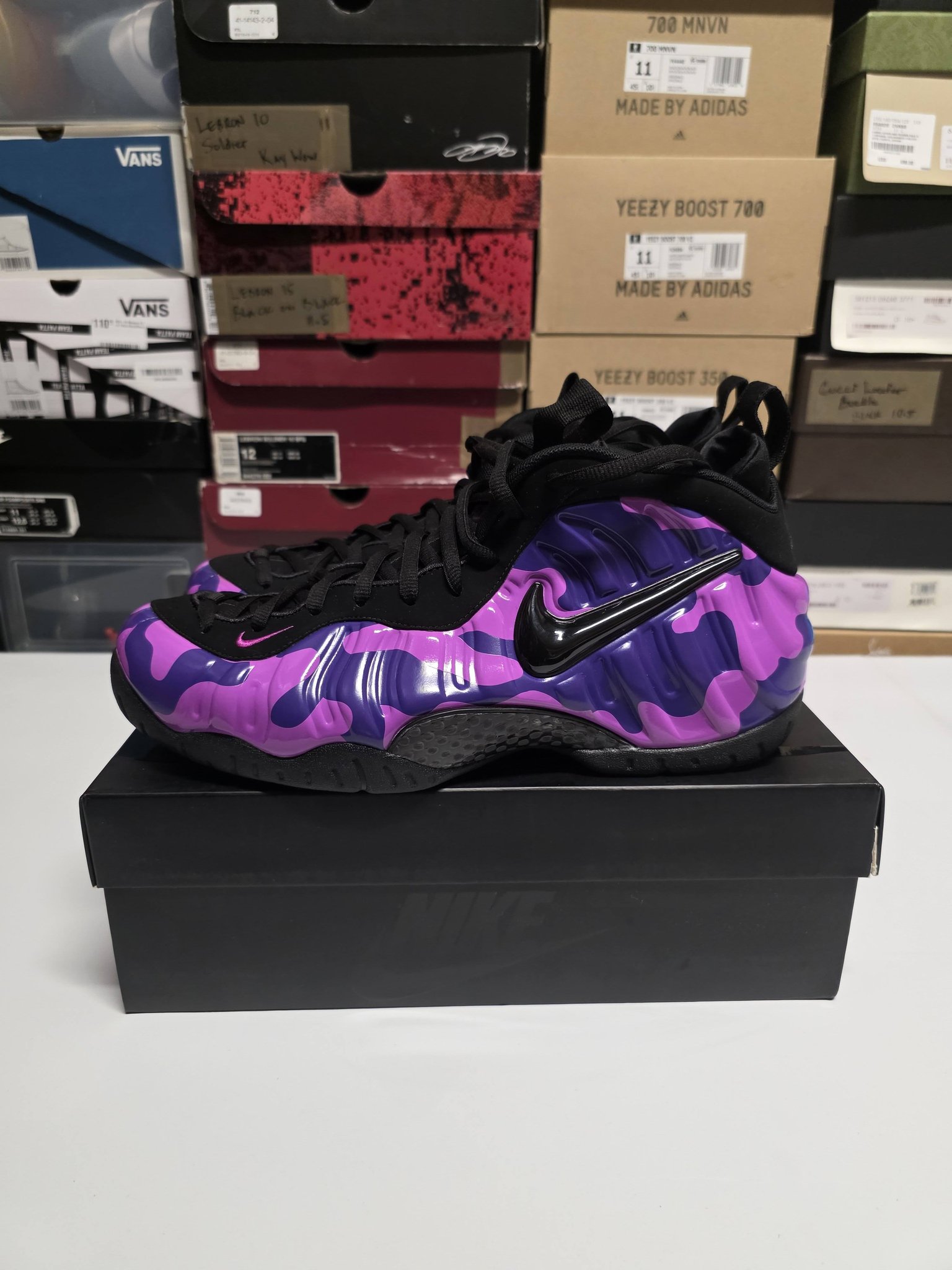 NIKE AIR FOAMPOSITE ONE STEALTH SIZE 7/25 CM BNEW CONDITION NO 