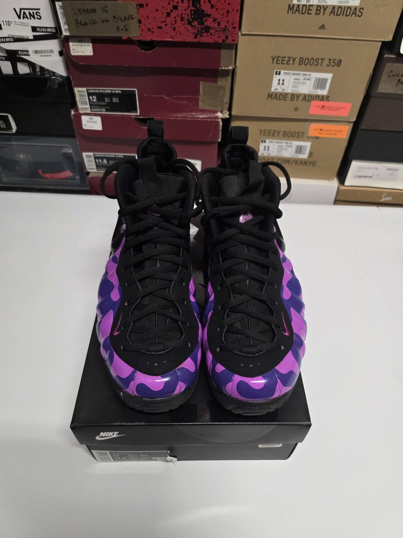 NIKE AIR FOAMPOSITE ONE STEALTH SIZE 7/25 CM BNEW CONDITION NO 