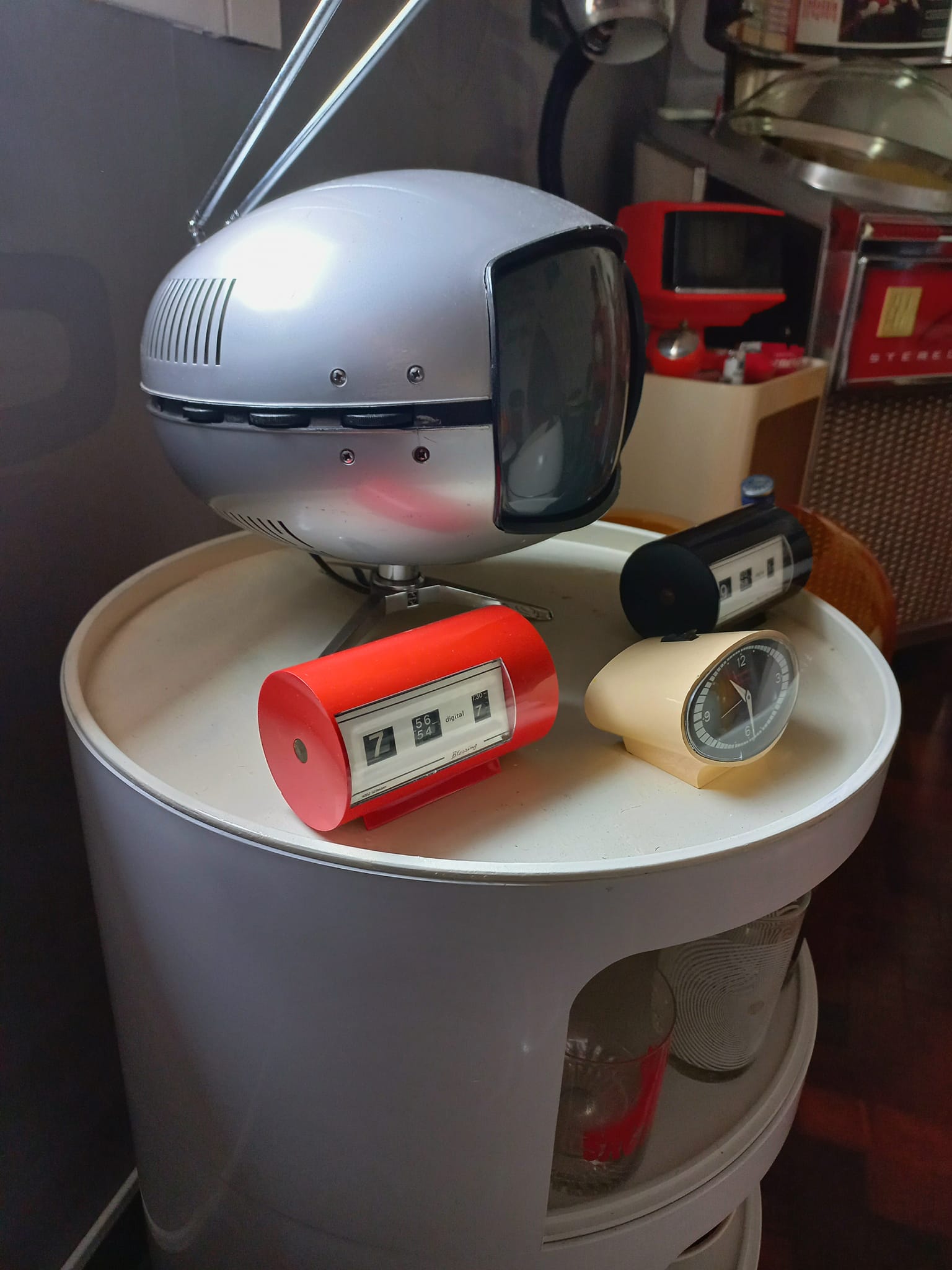 Vintage Panasonic TR-005 Orbitel TV with Spherical Design