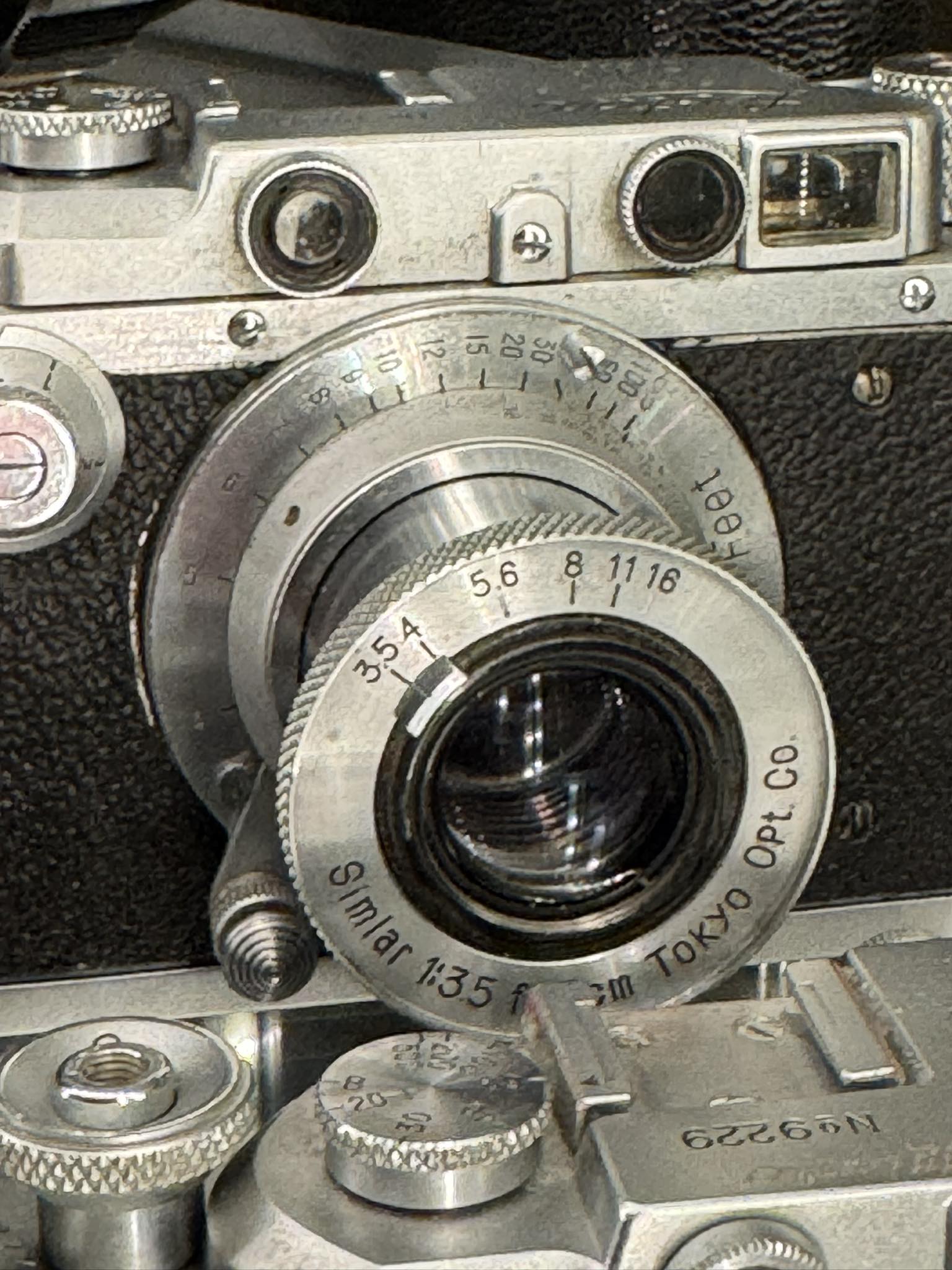 1942 Leotax Special B rangefinder camera review
