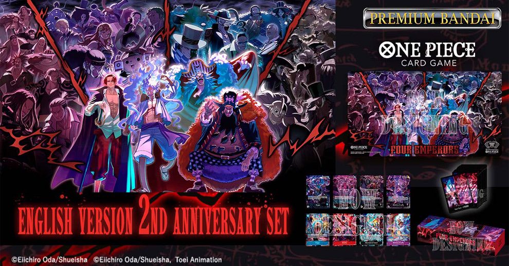 One Piece English Version 2nd Anniversary set for sale