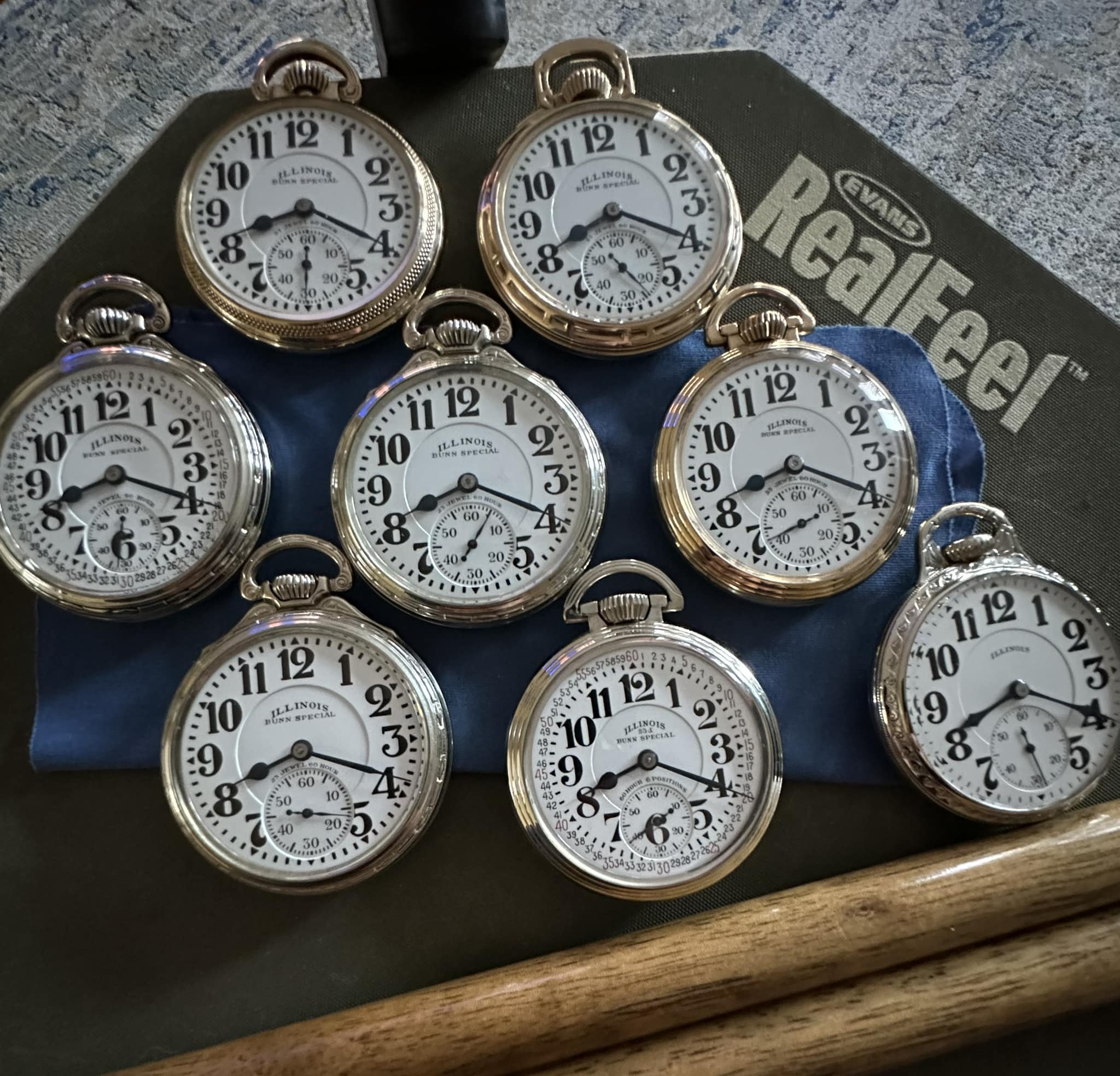 Illinois Pocket Watch Collection: Bunn Specials and Sangamo Special