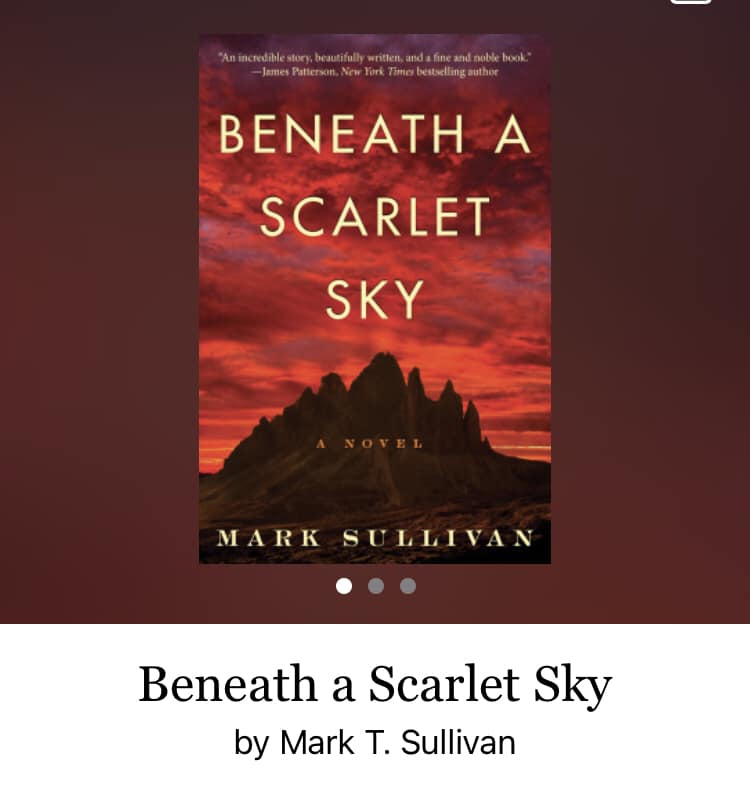 Beneath a Scarlet Sky : A Novel by Mark Sullivan (2017, Trade