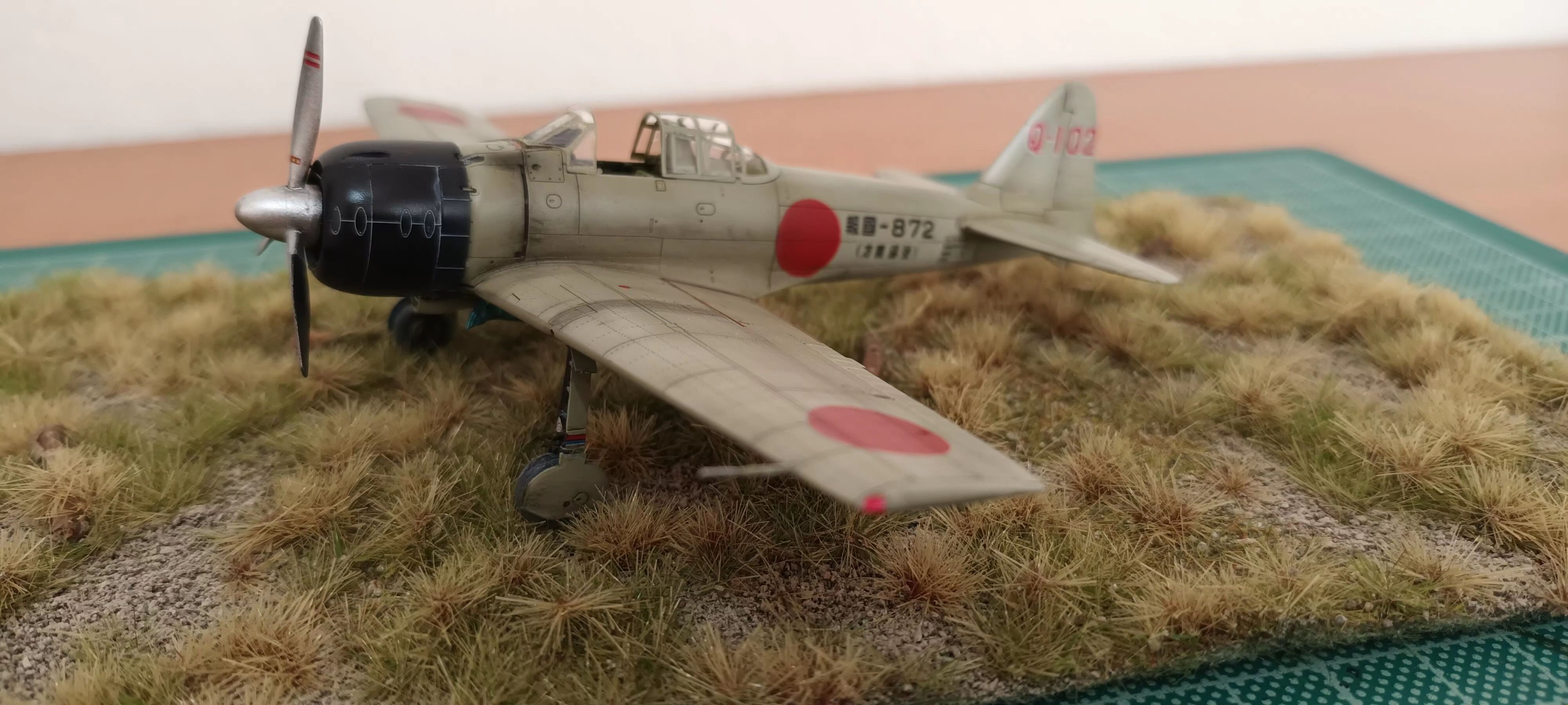 Tamiya - Maquette Avion Mitsubishi A6M3 Zero Model 32 - Échelle 1/48 - Kit Plastique Injecté