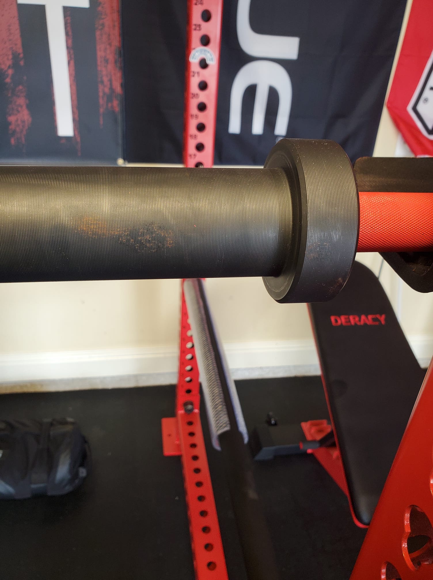 ROUGE POWERBAR 220 Cerakote pull-up bar in the works - knurled or 