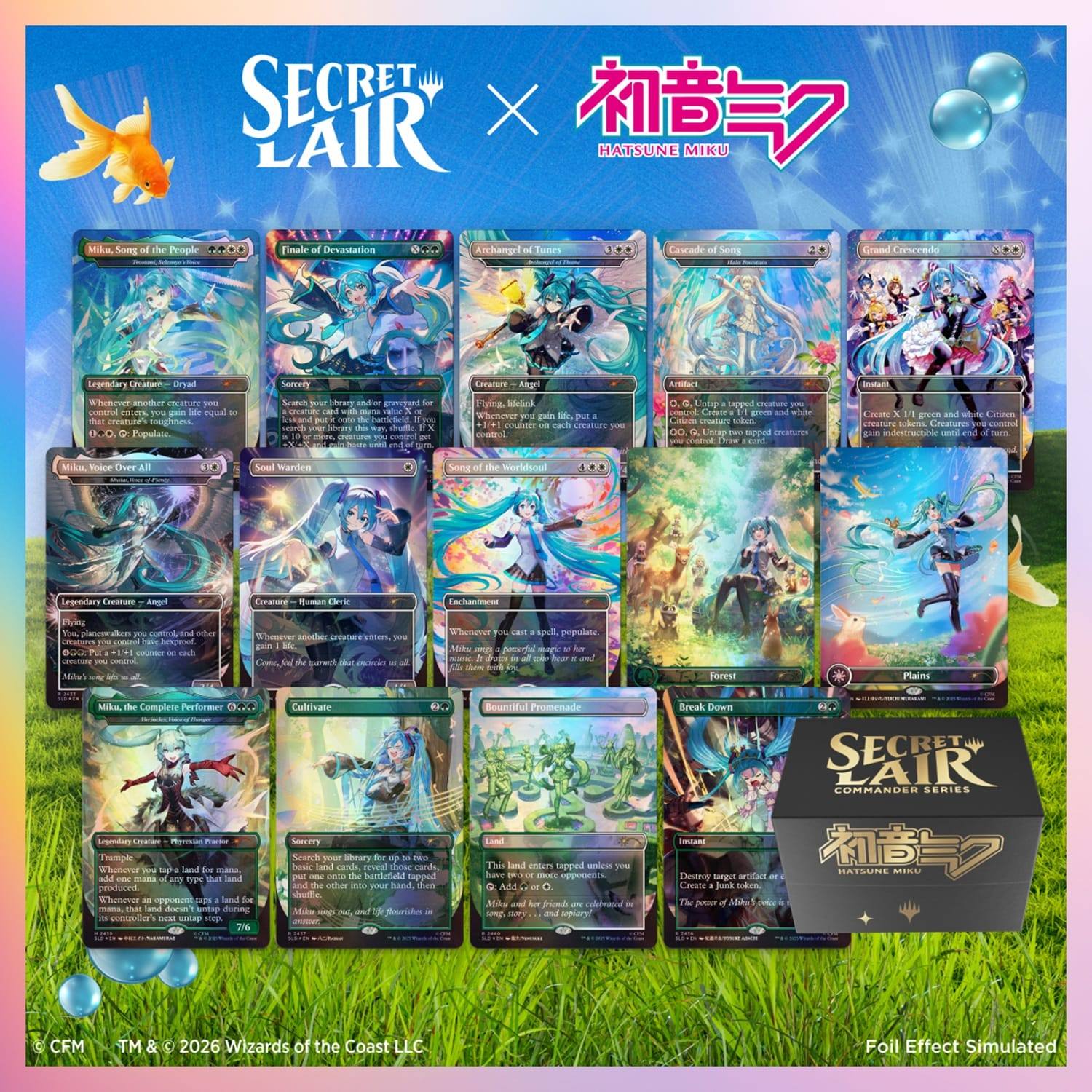 More Miku Secret Lair stuff we wont be able to order! :D