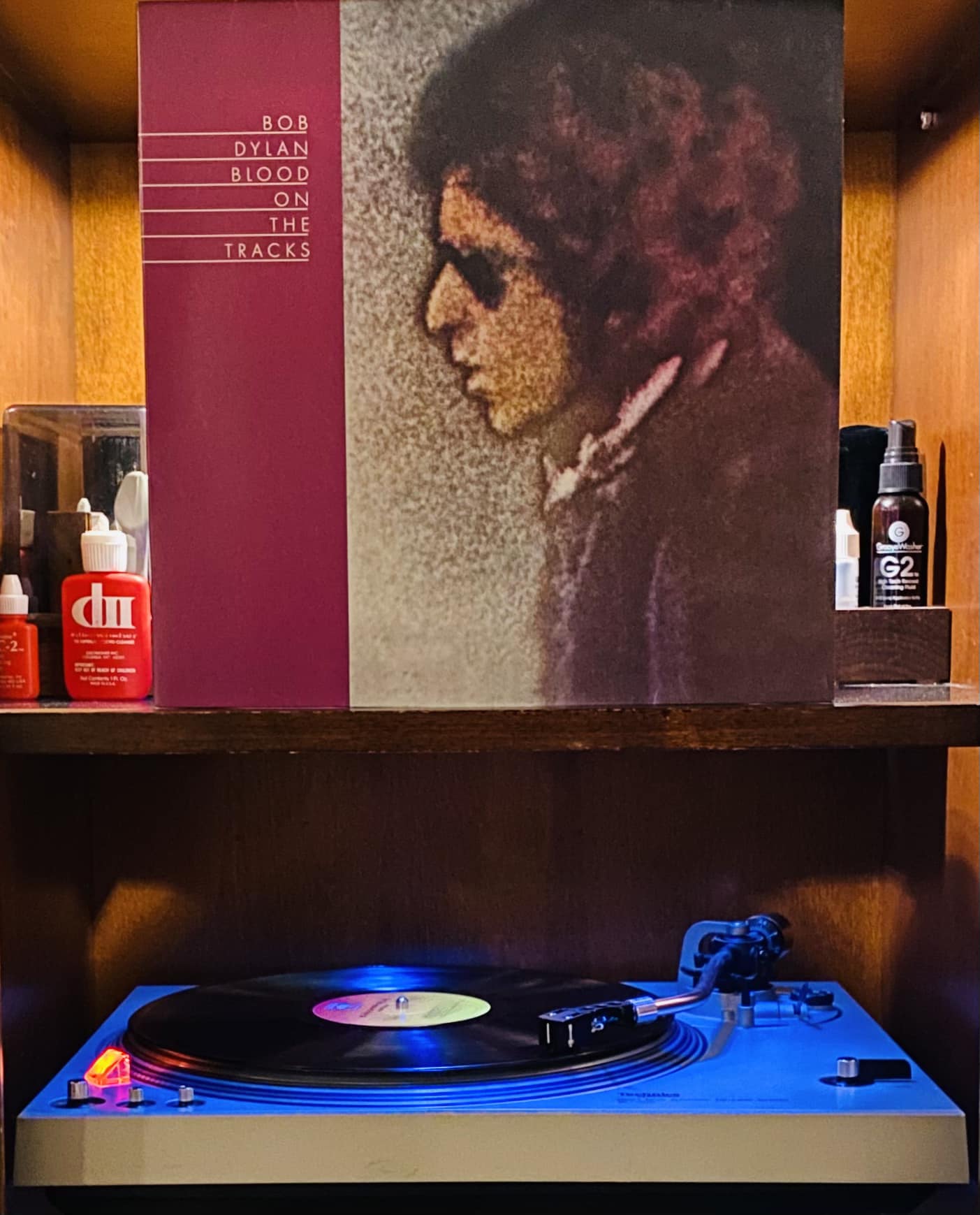 BLOOD ON THE TRACKS / BOB DYLAN Replica of the 1974 Test Pressing