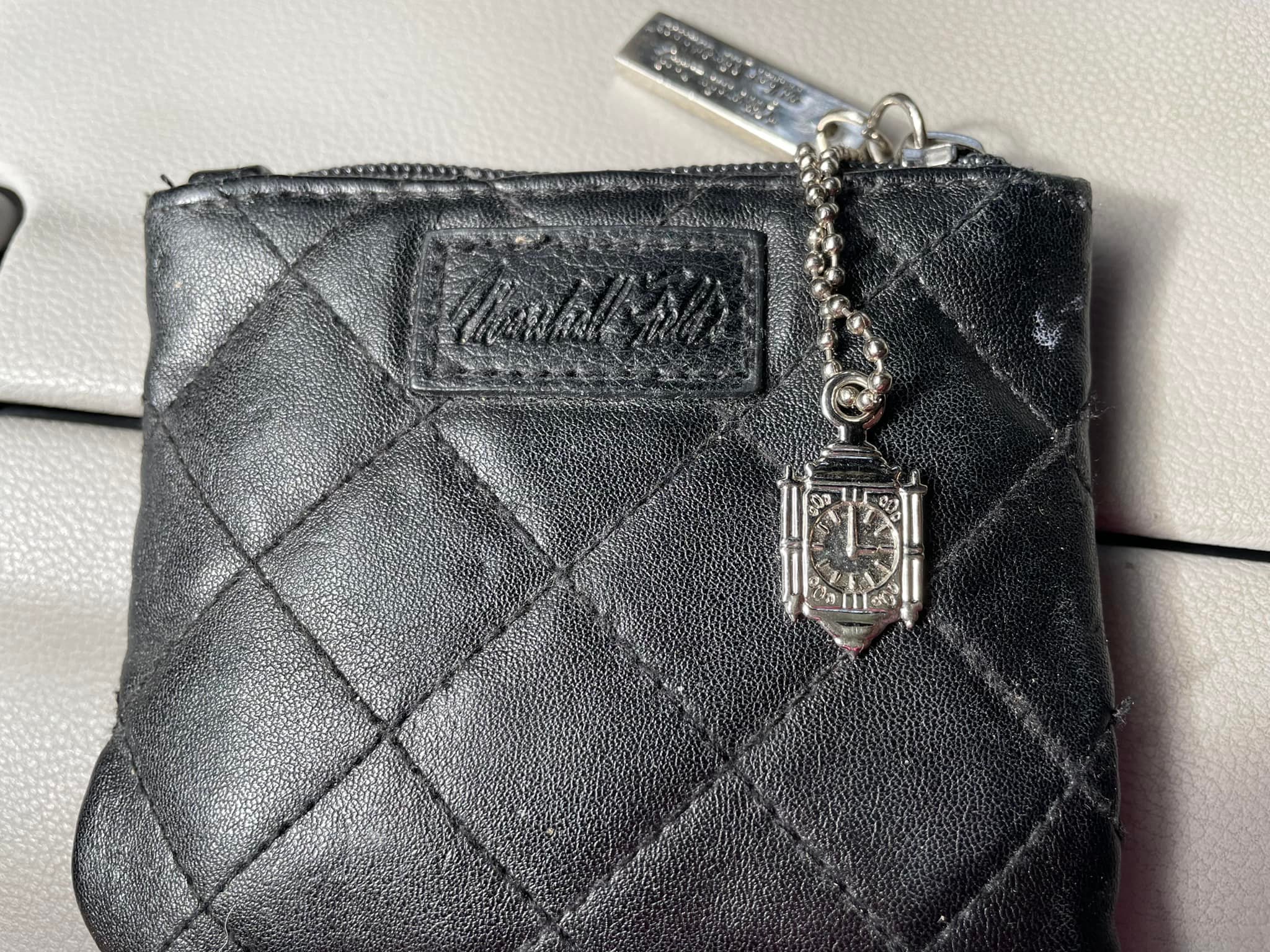 A dear friend bought this change purse for me when Marshall Fields 