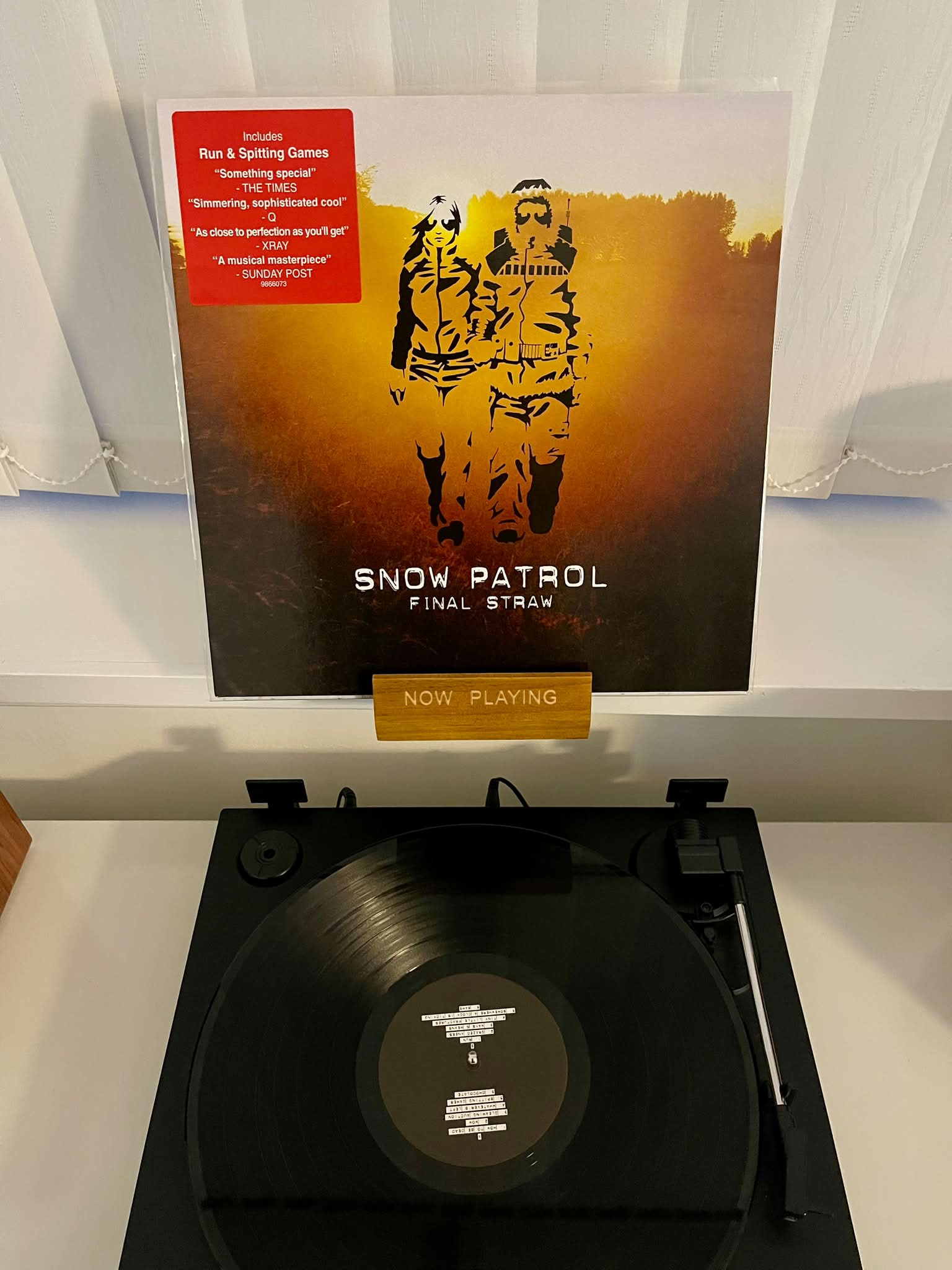 SNOW PATROL Final Straw. Original 2004 UK 12 -track LP.