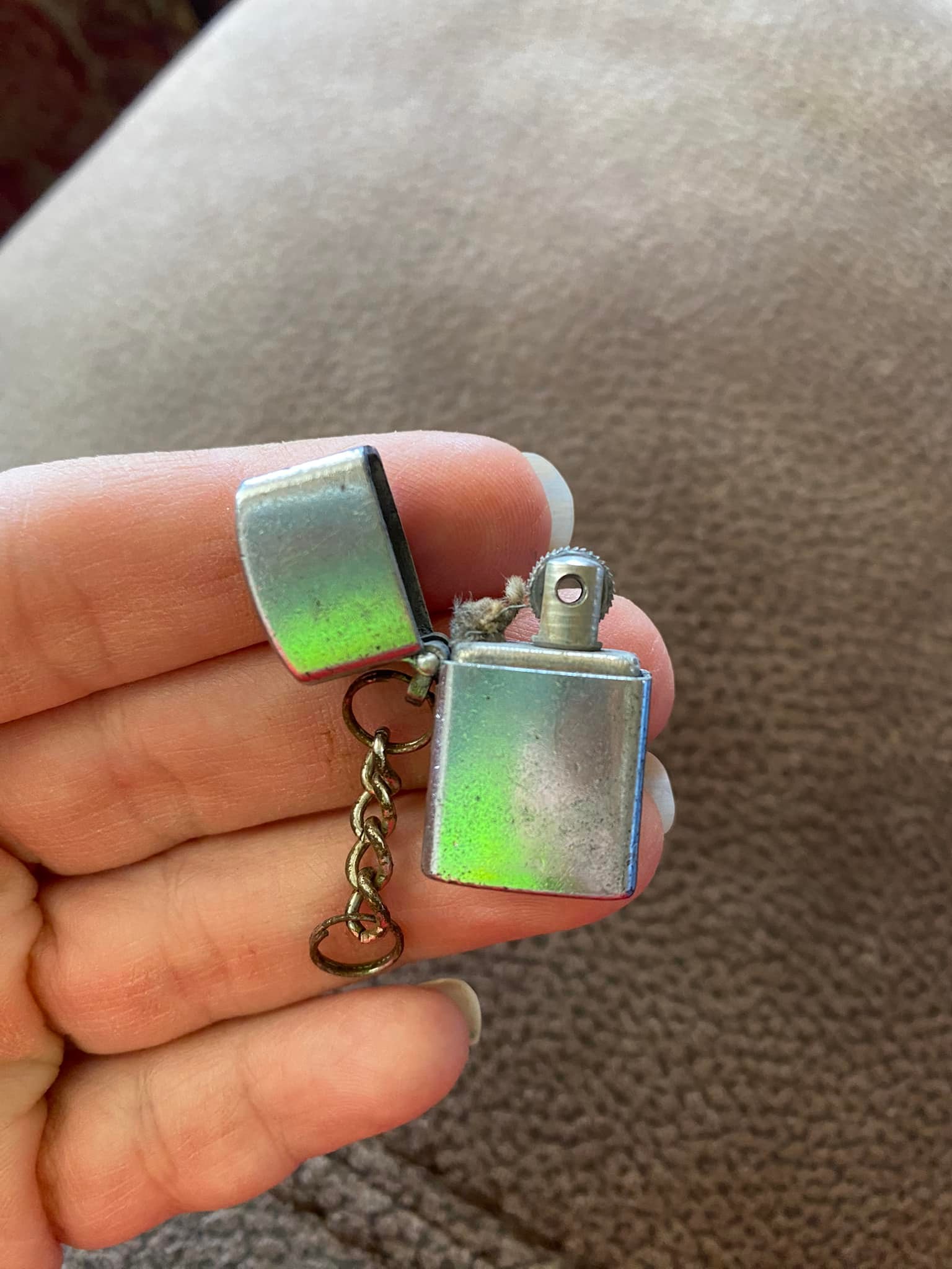 Miniature Zippo found at yard sale