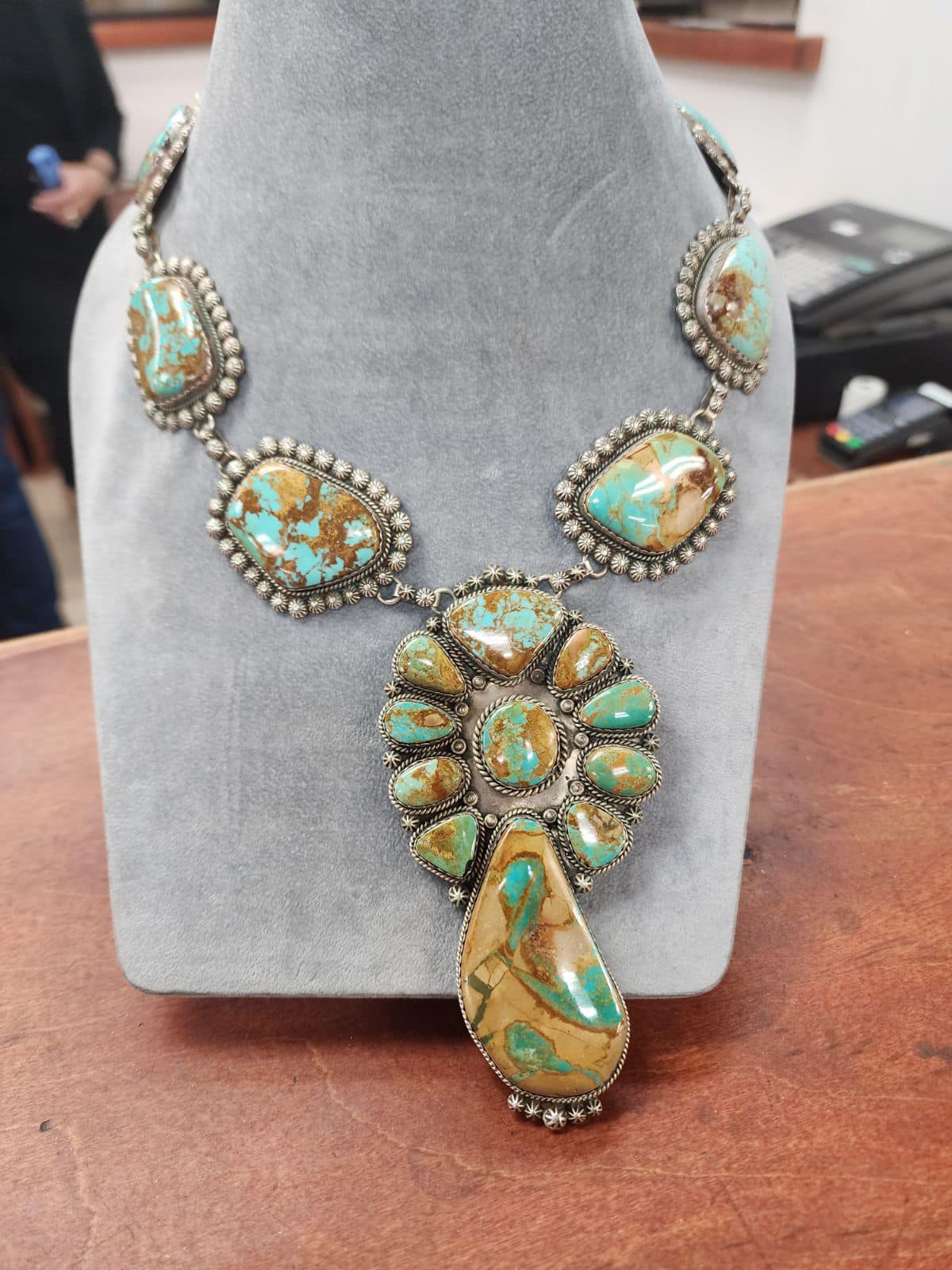 Can anyone provide information about this possibly Navajo jewelry