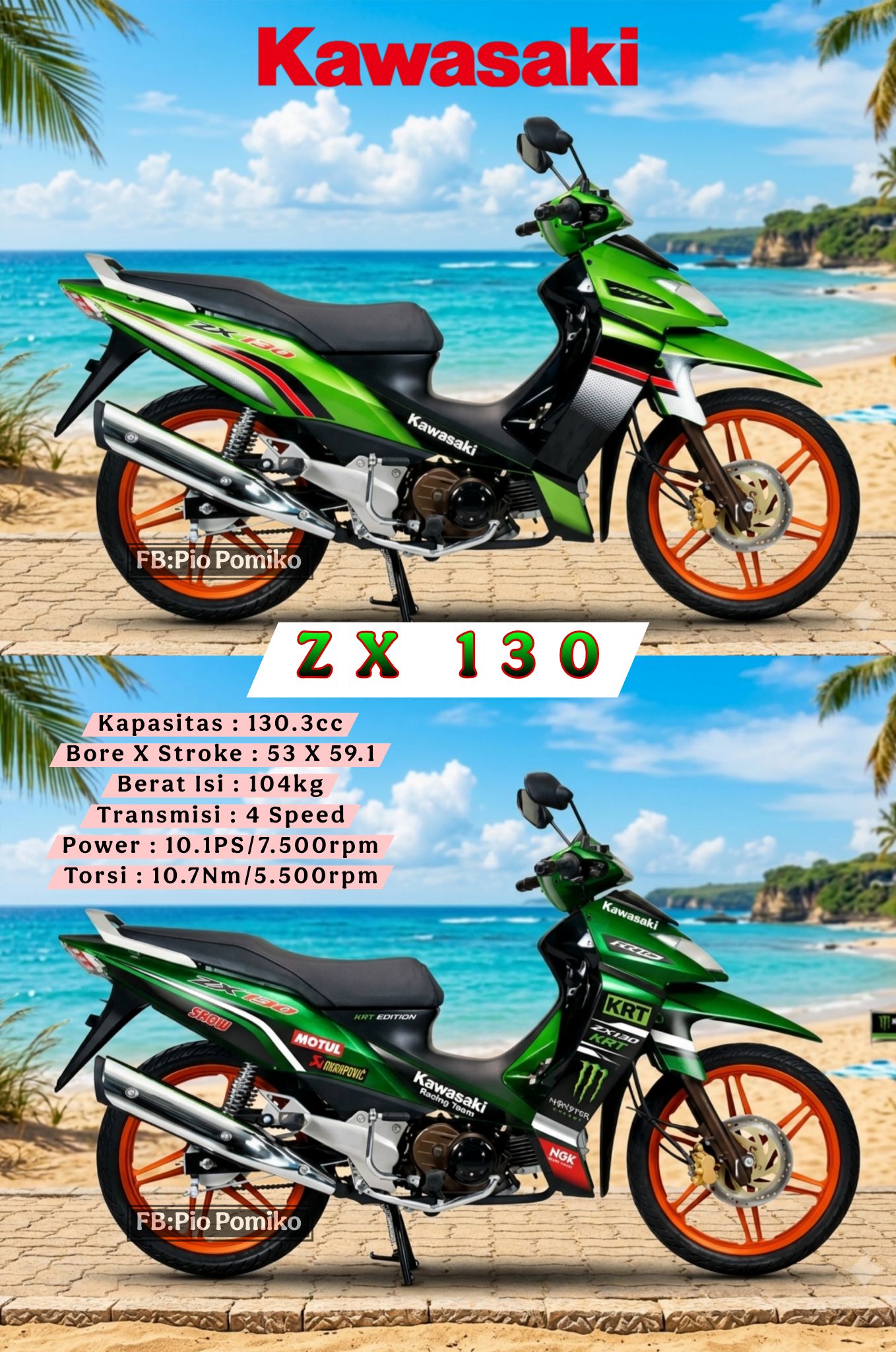 Kawasaki ZX130🤩🤩🤩🤩