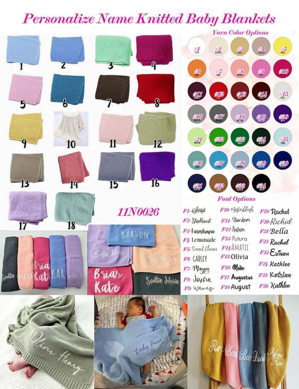 Dyoart Custom Infant Softball Blanket: Personalized Name And Number Blankets For Baby Kids Boys Girls Teen Mother's Day Father's Day Birthday Easter Gifts(60\"x80