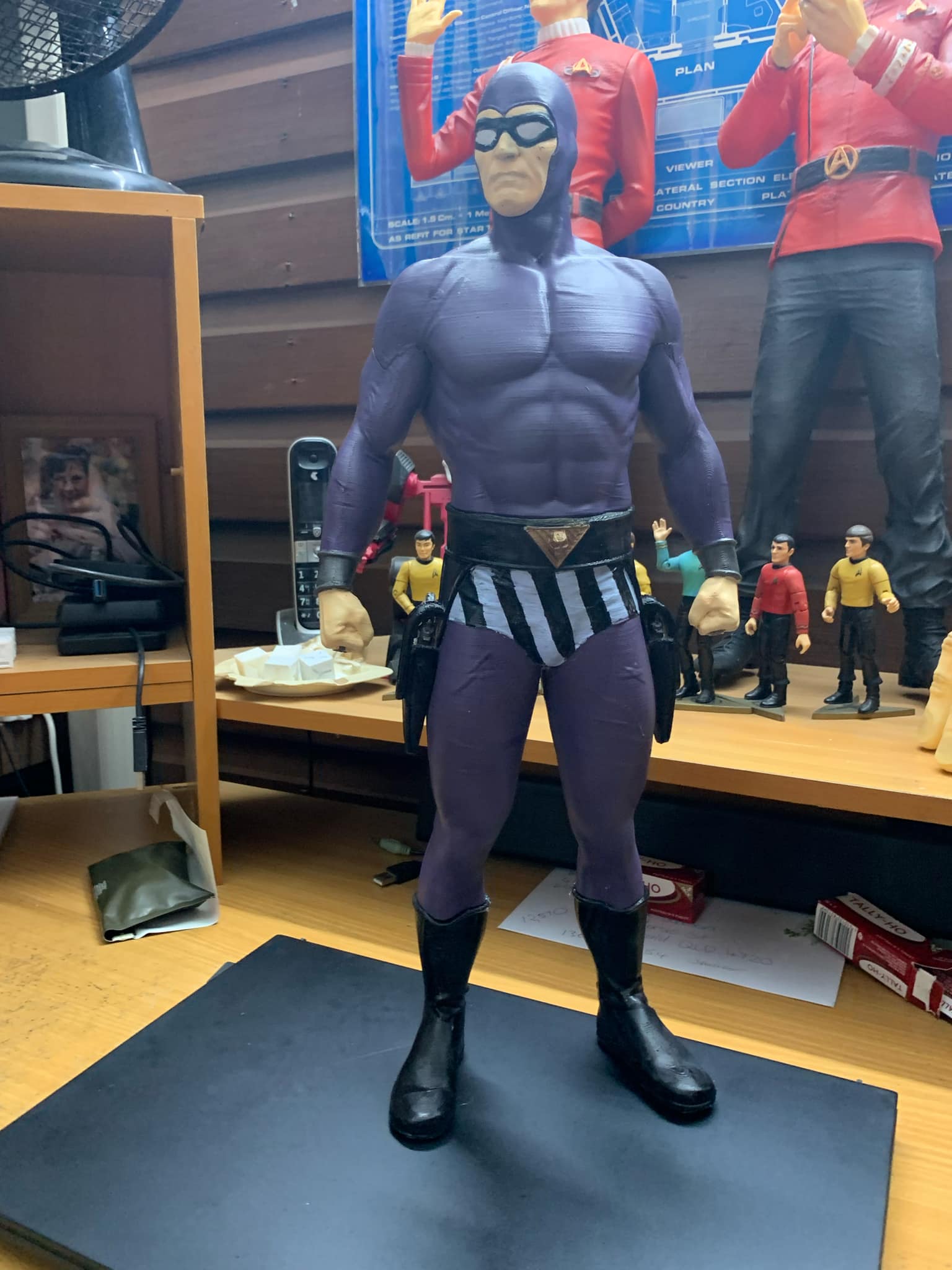 Billy Zane Kit Walker in classic Phantom suit (Custom made 1/6