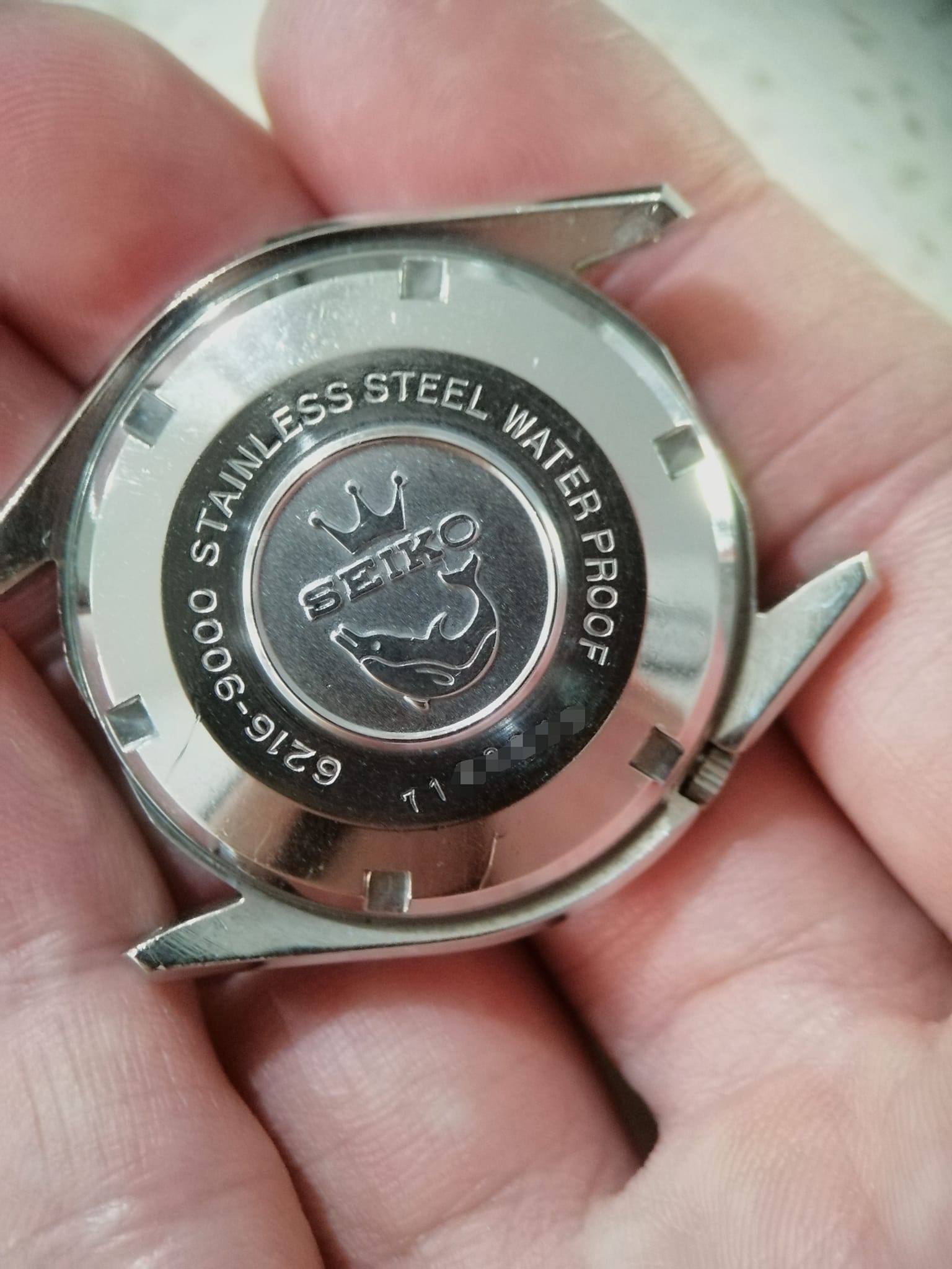 Seiko GS 62 precursor watch with Seikomatic font