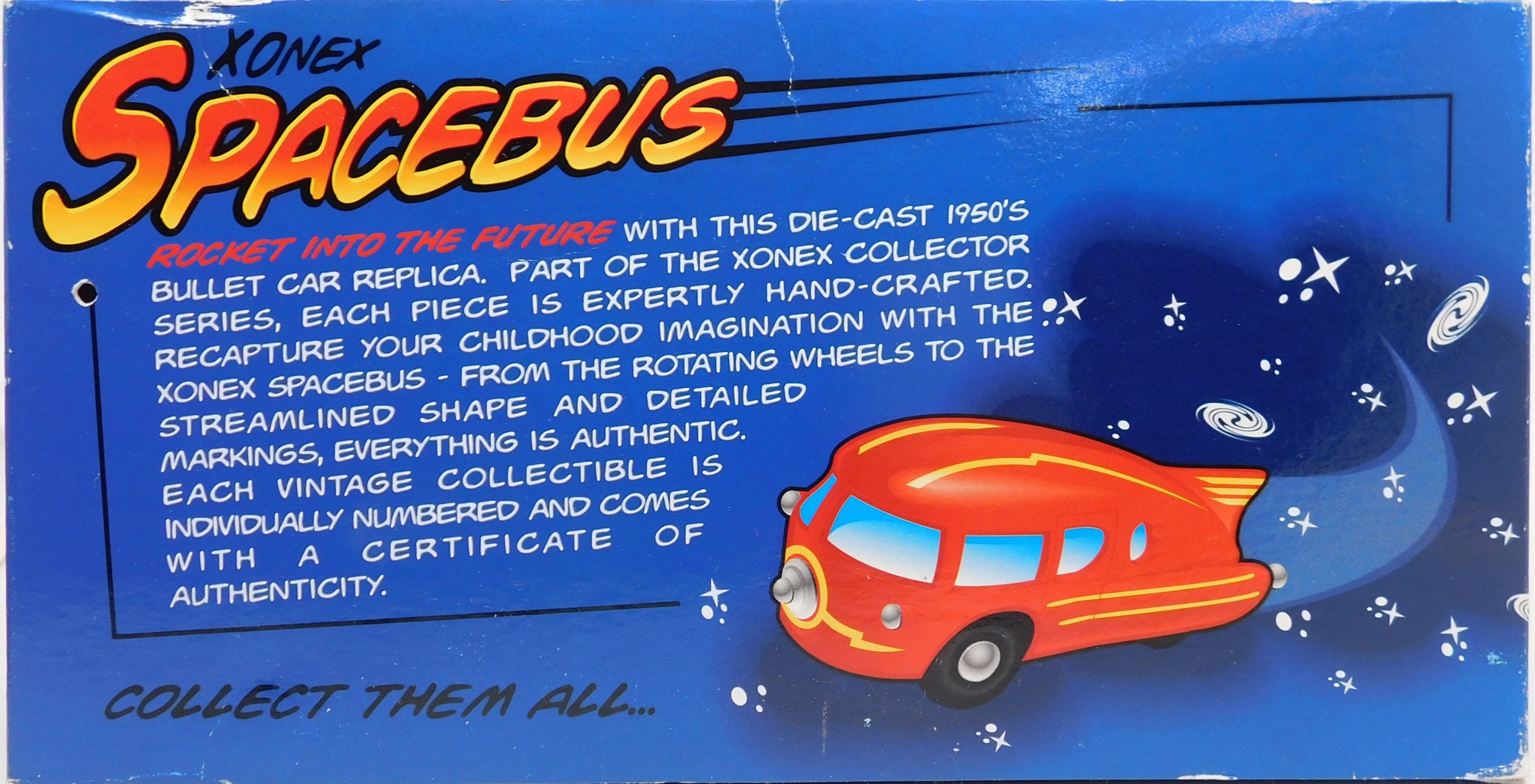 Xonex space bus toy from 1998