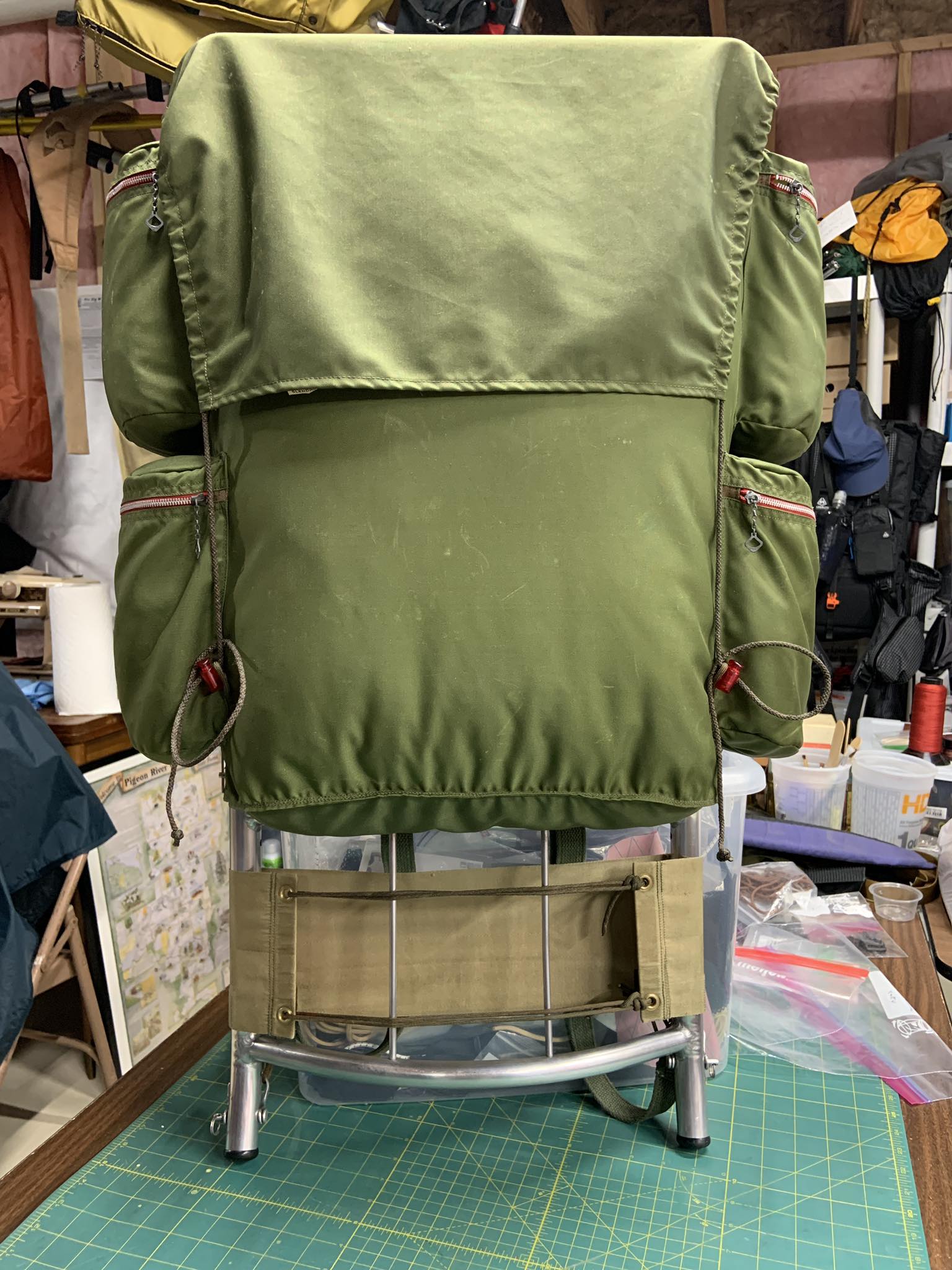 kanken.mini backpack Kanken Rainbow Mini nylon backpack small Slim Saffiano Emblem Logo Color:Faint Lavender supple shoulder straps
