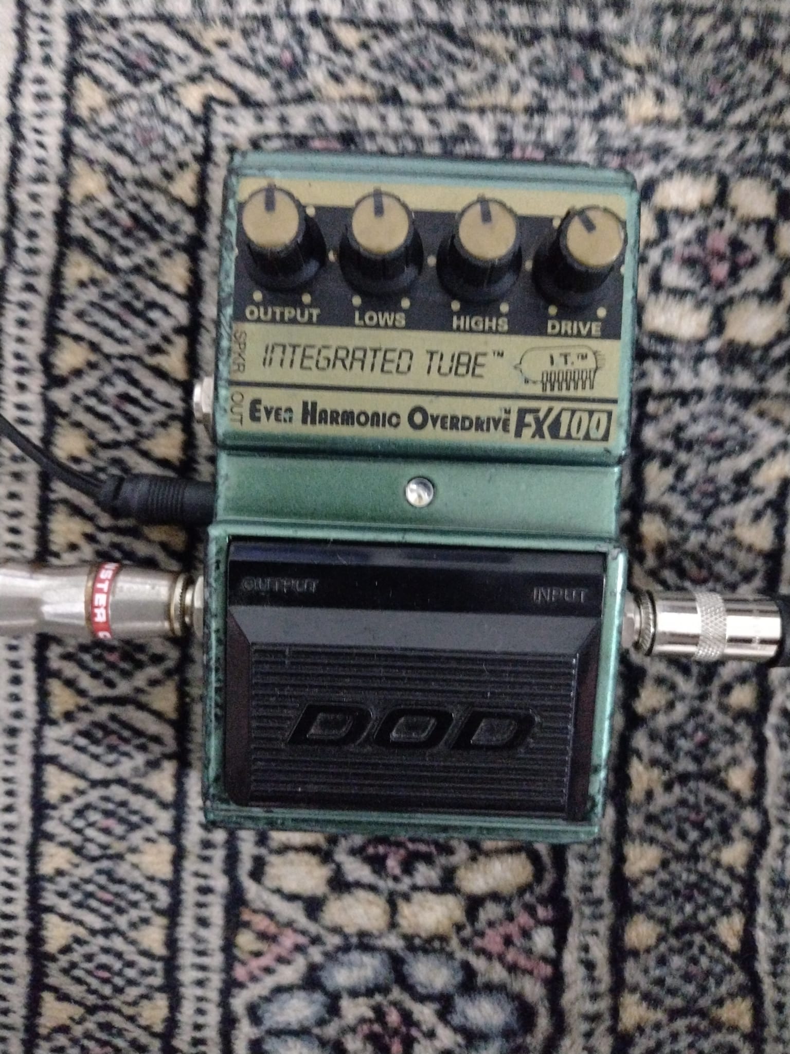 生産完了DOD Even Harmonic Overdrive FX100 FX100 Integrated Tube