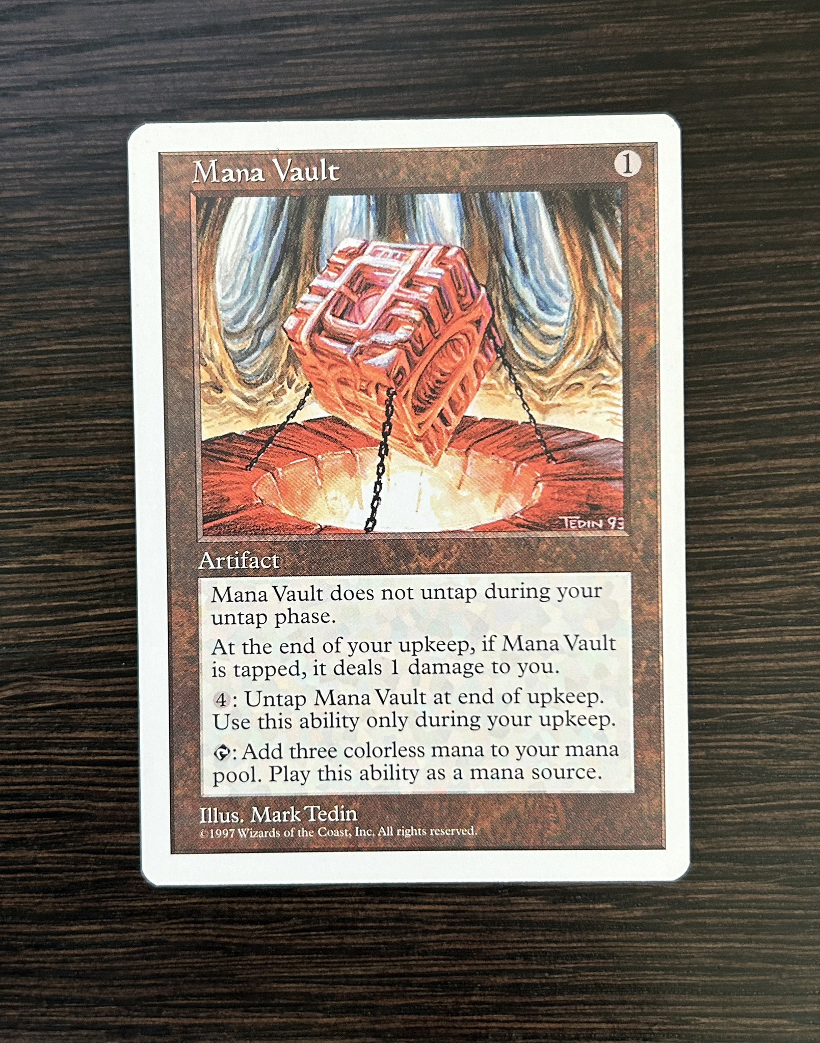Selling 1997 5th Edition Magic: the Gathering Mana Vault Card in 