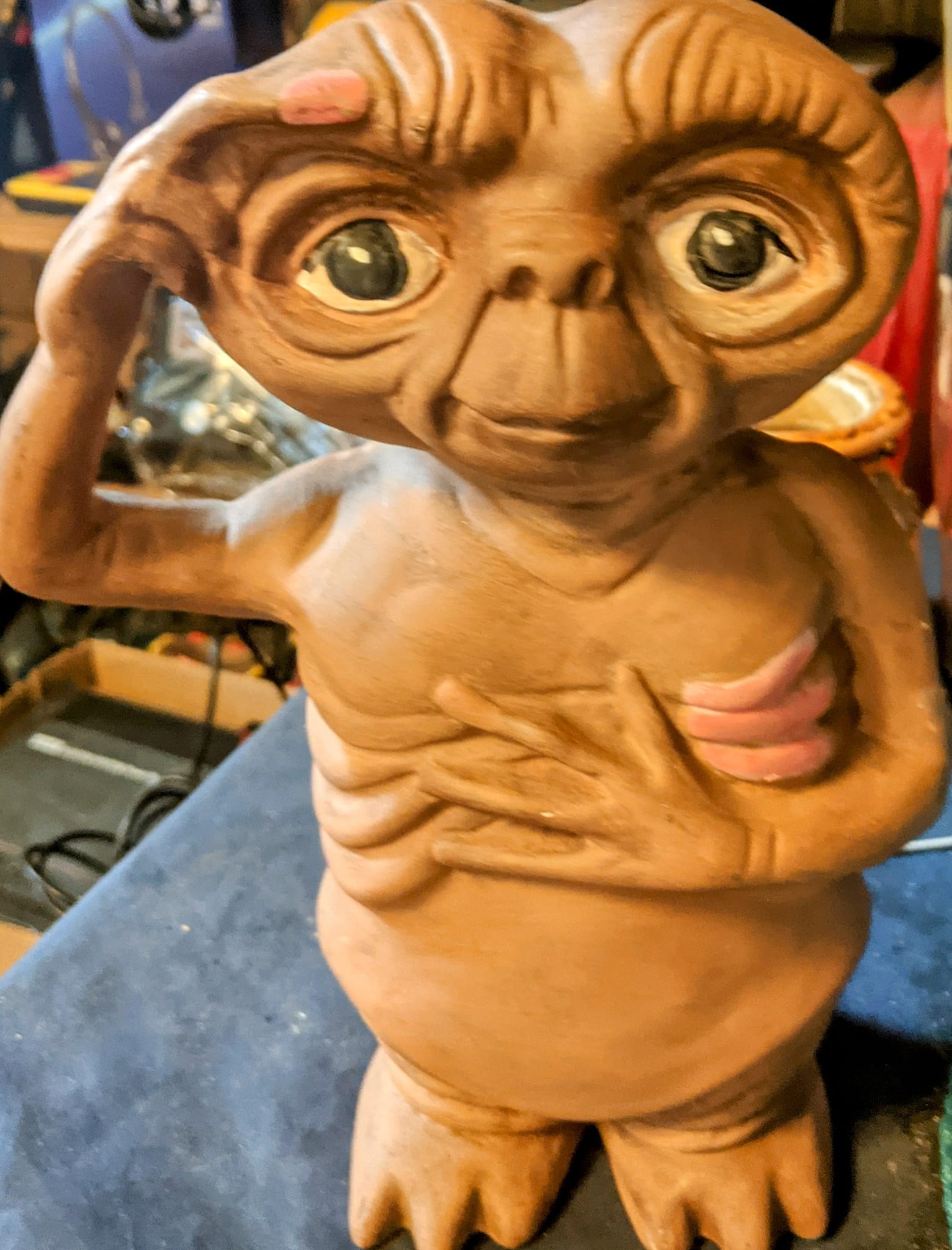 Vintage 1982 ET vinyl figure found at antique market