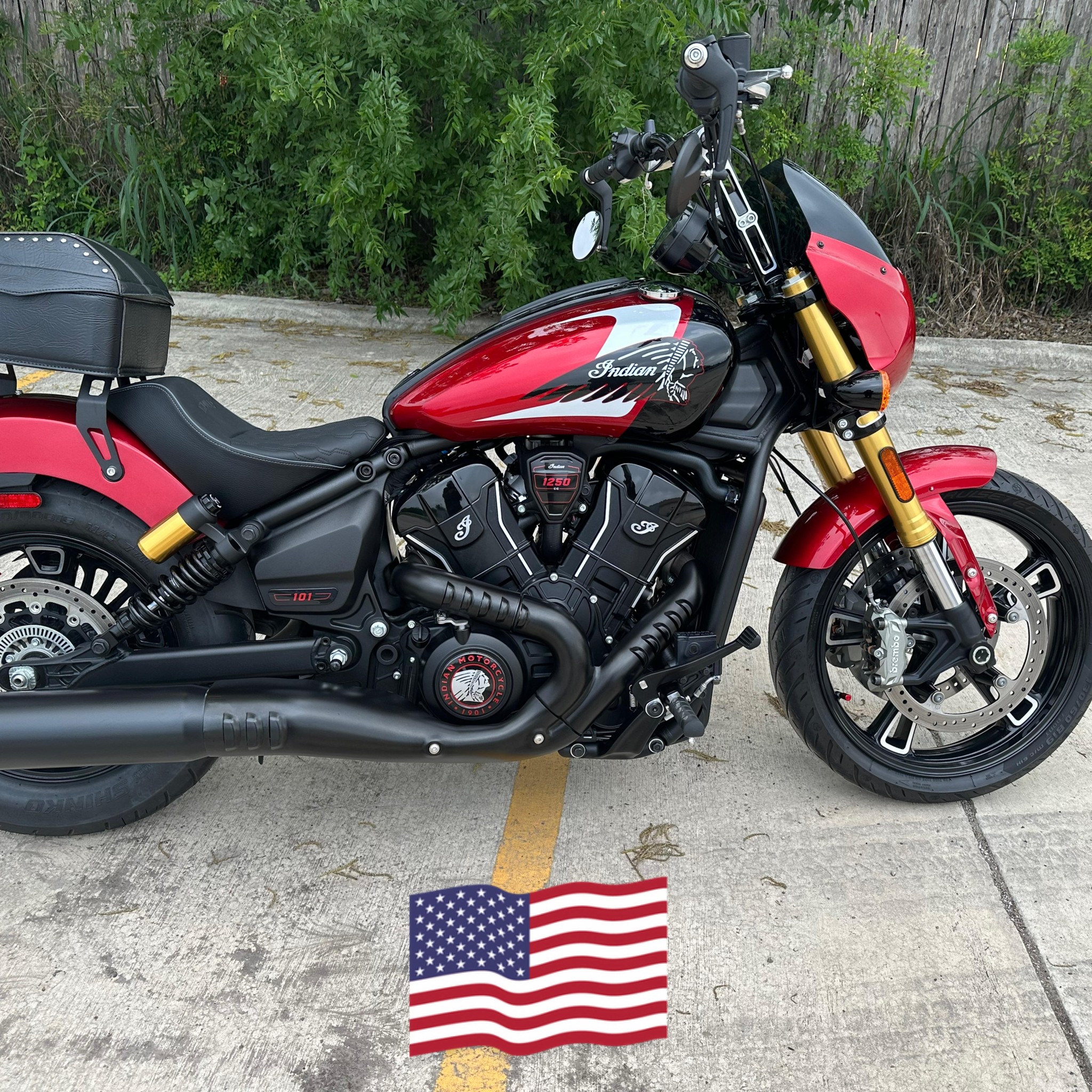 Indian Scout 101 Owners 2025+ | Got my 8” pullback risers installed ...