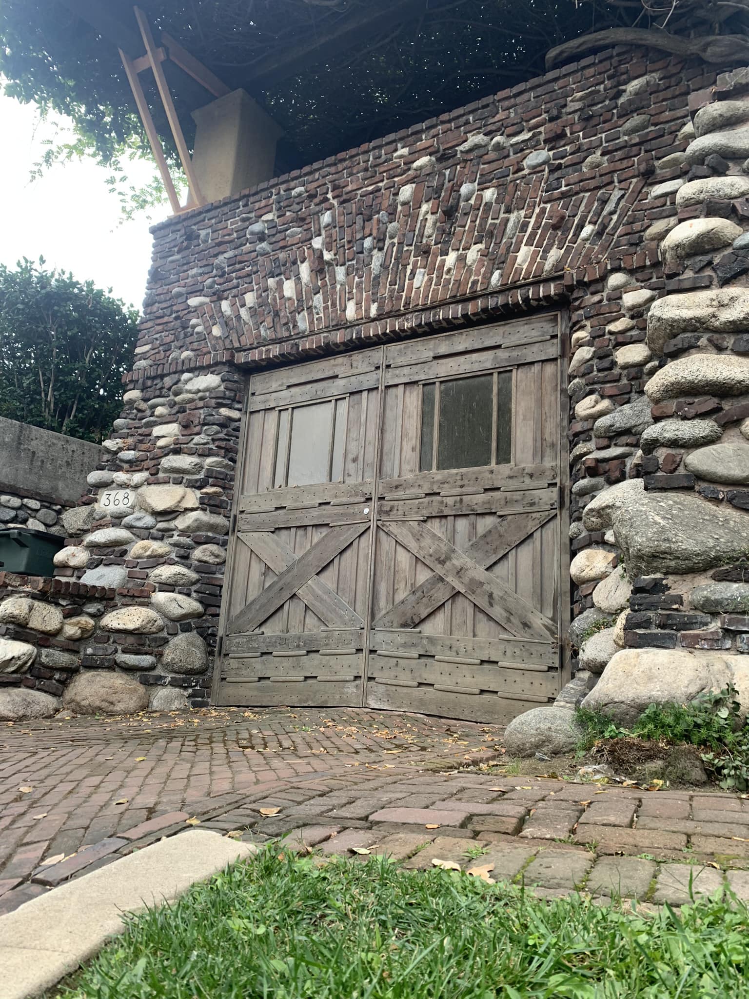 Charles Greene's garage in Pasadena
