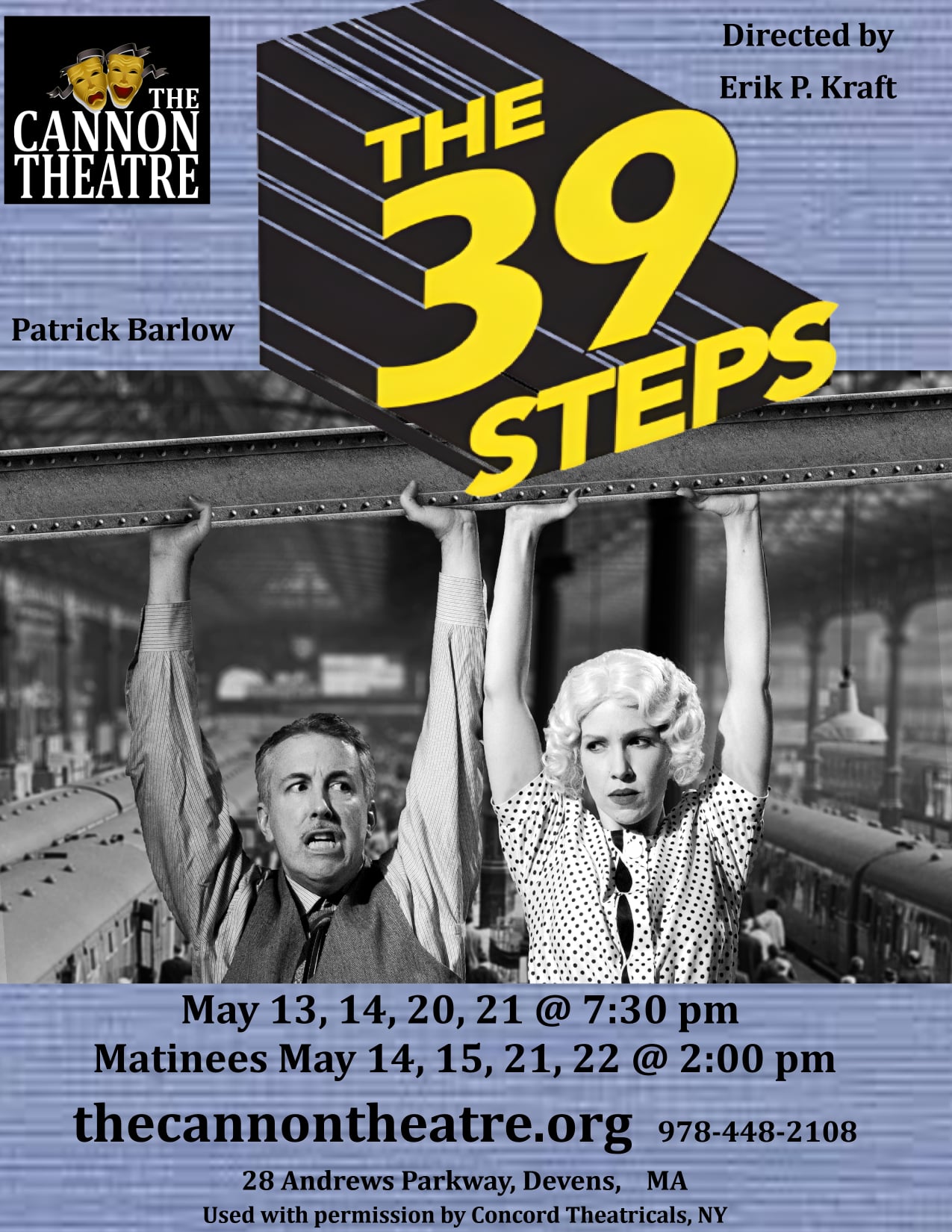 The Winnipesaukee Playhouse presents The 39 Steps August 14 23 A  