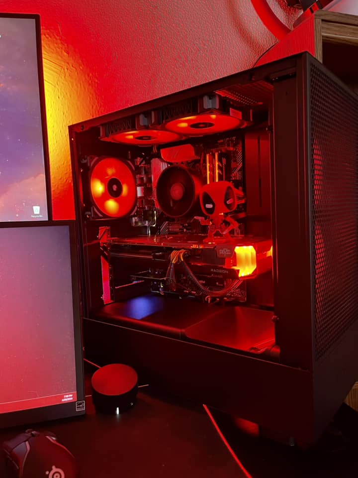 Completed first PC build with Ryzen 5 5600X and Radeon 6700XT
