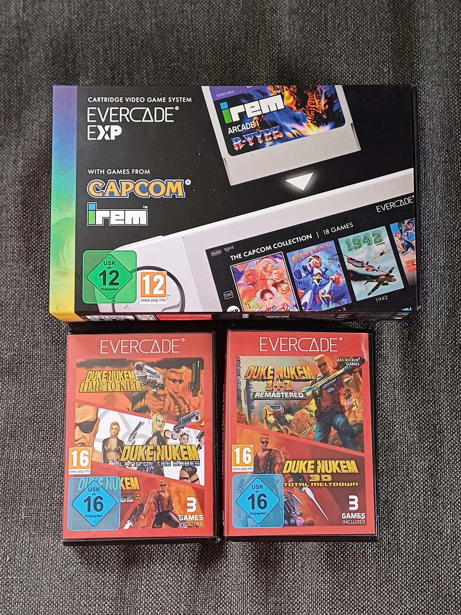 Discovering Duke Nukem collection for Evercade