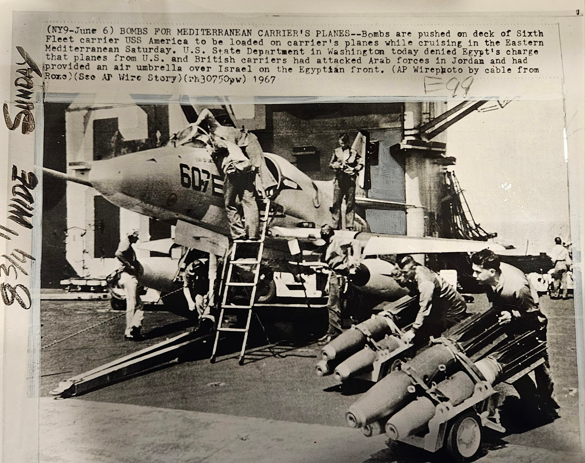 Thanks for the add USS America CVA 66 V4 division flight deck 1969
