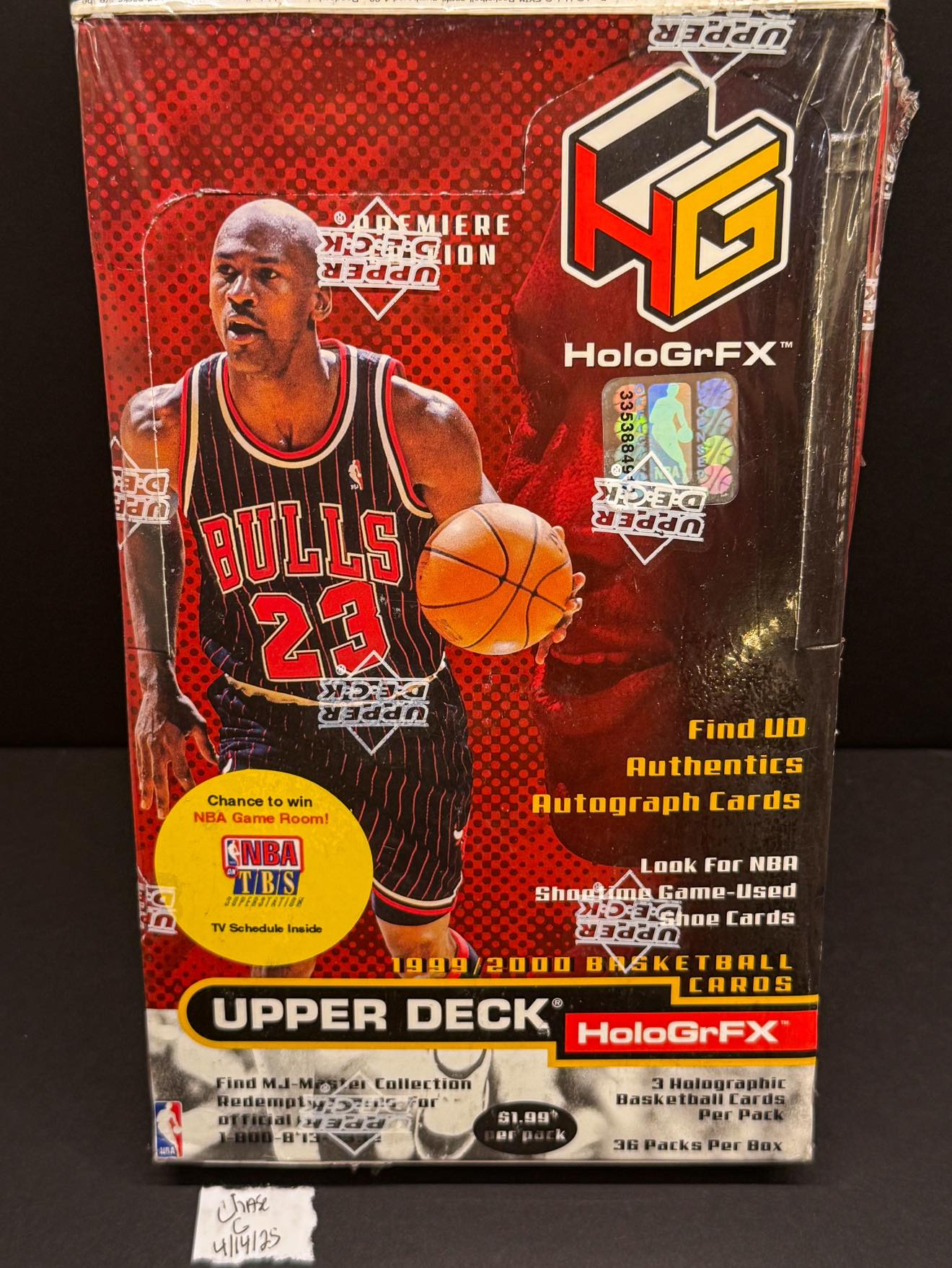 1999/2000 Upper Deck Hologrfx Basketball Box for Sale