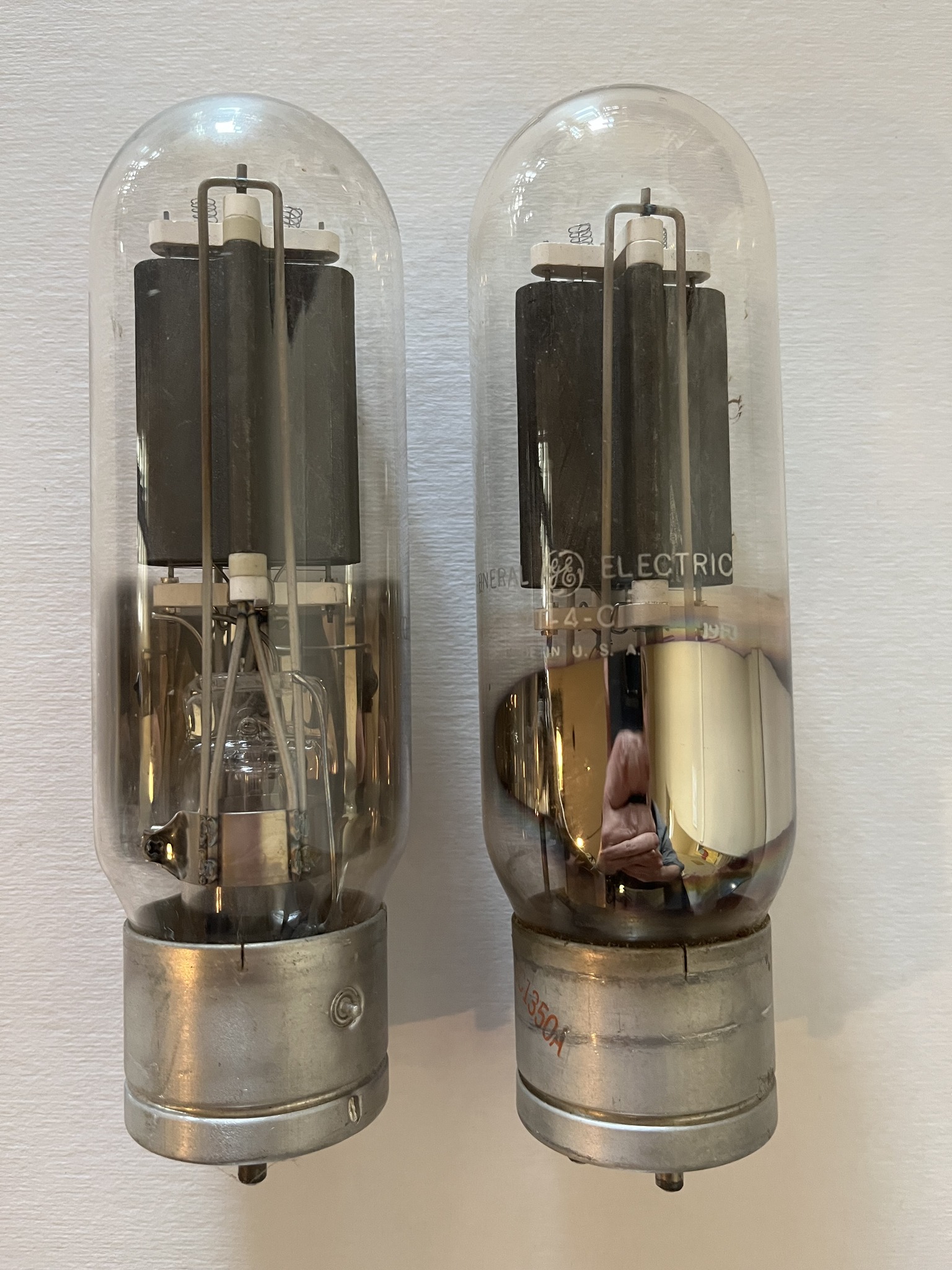How to test large VT-4-C tubes with an ohm meter?