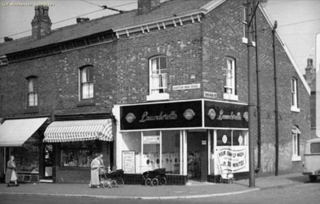 We Grew Up in Manchester | The Bendix Launderette, corner of Carlise ...