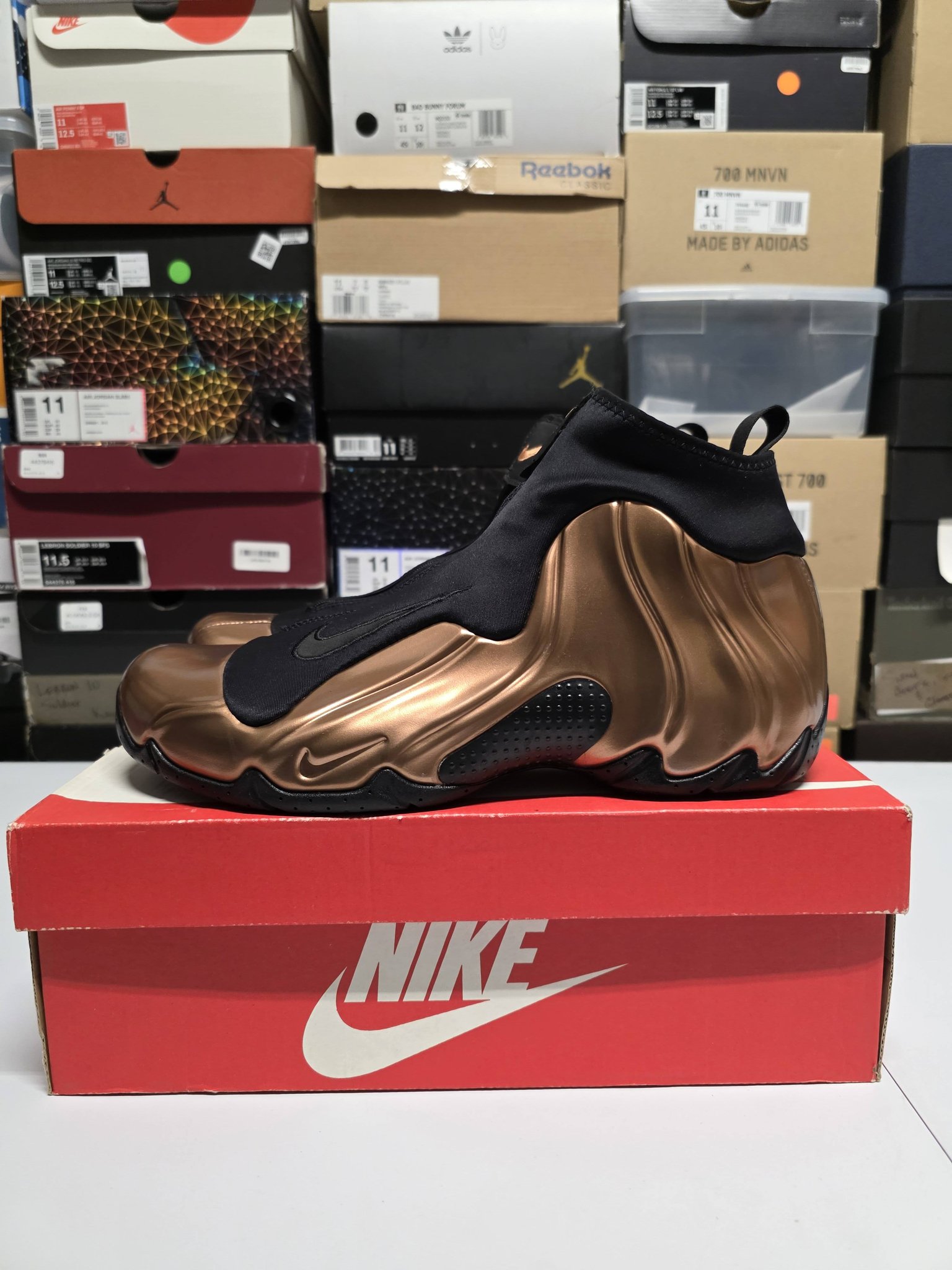 Nike Air Flightposite One Copper Size 11 for sale