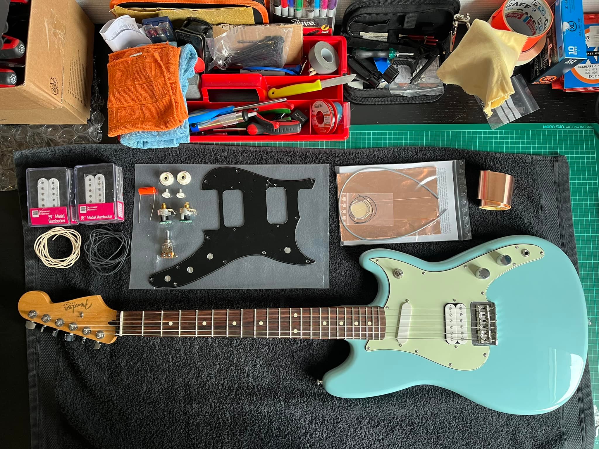 Fender Duo-Sonic conversion and restoration