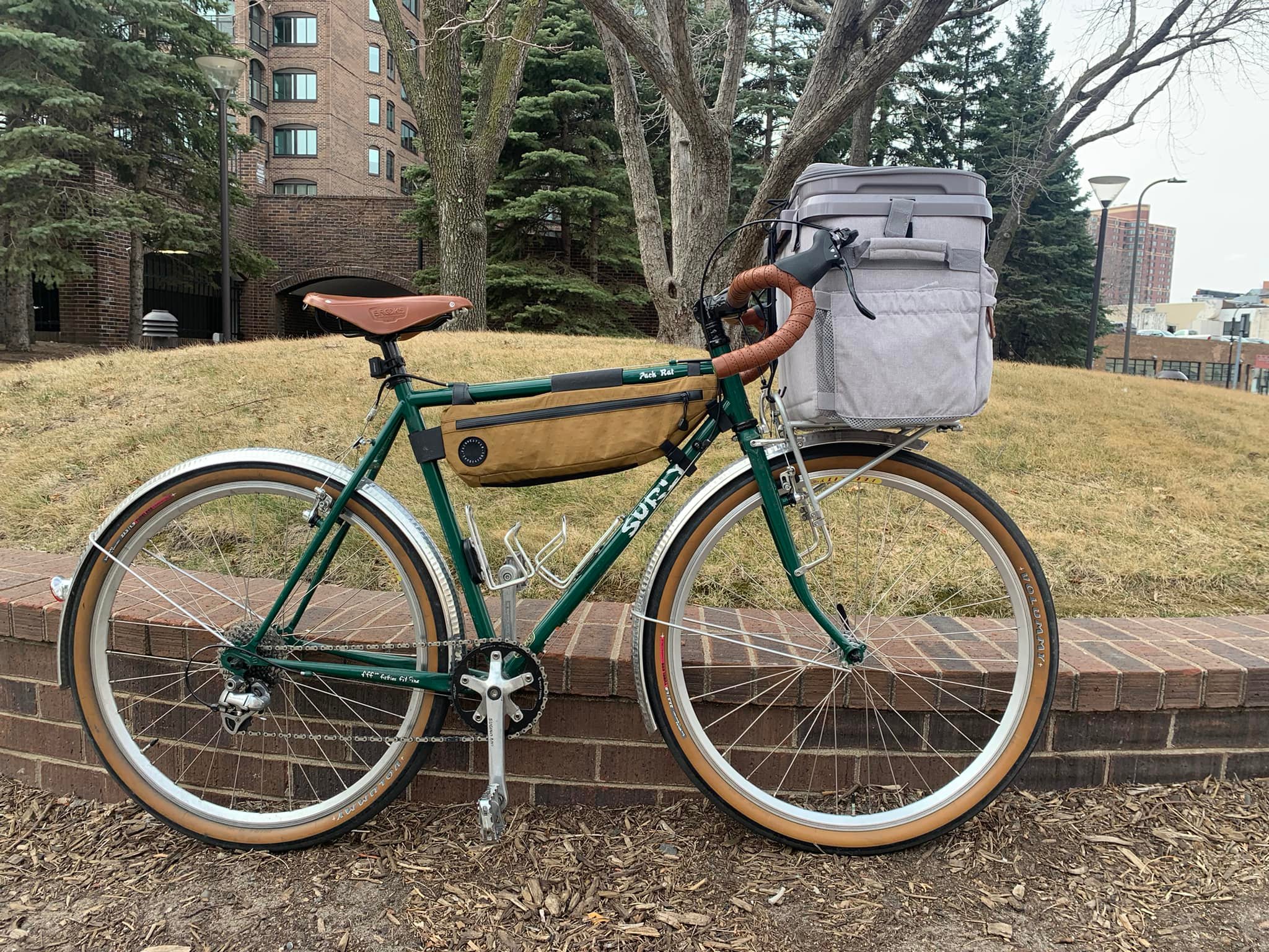 Surly Pack Rat Bike Setup for Door Dashing