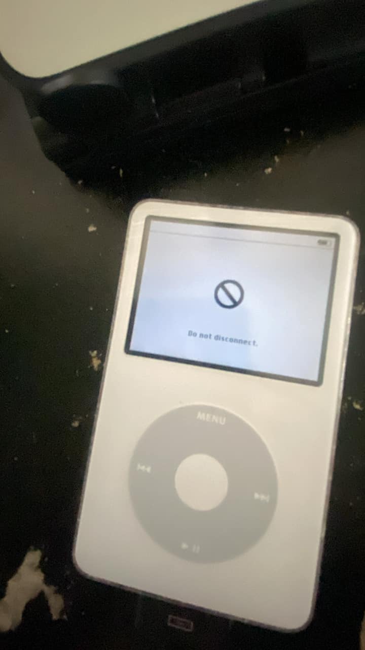 How long should it take to restore the iPod classic 5th generation?